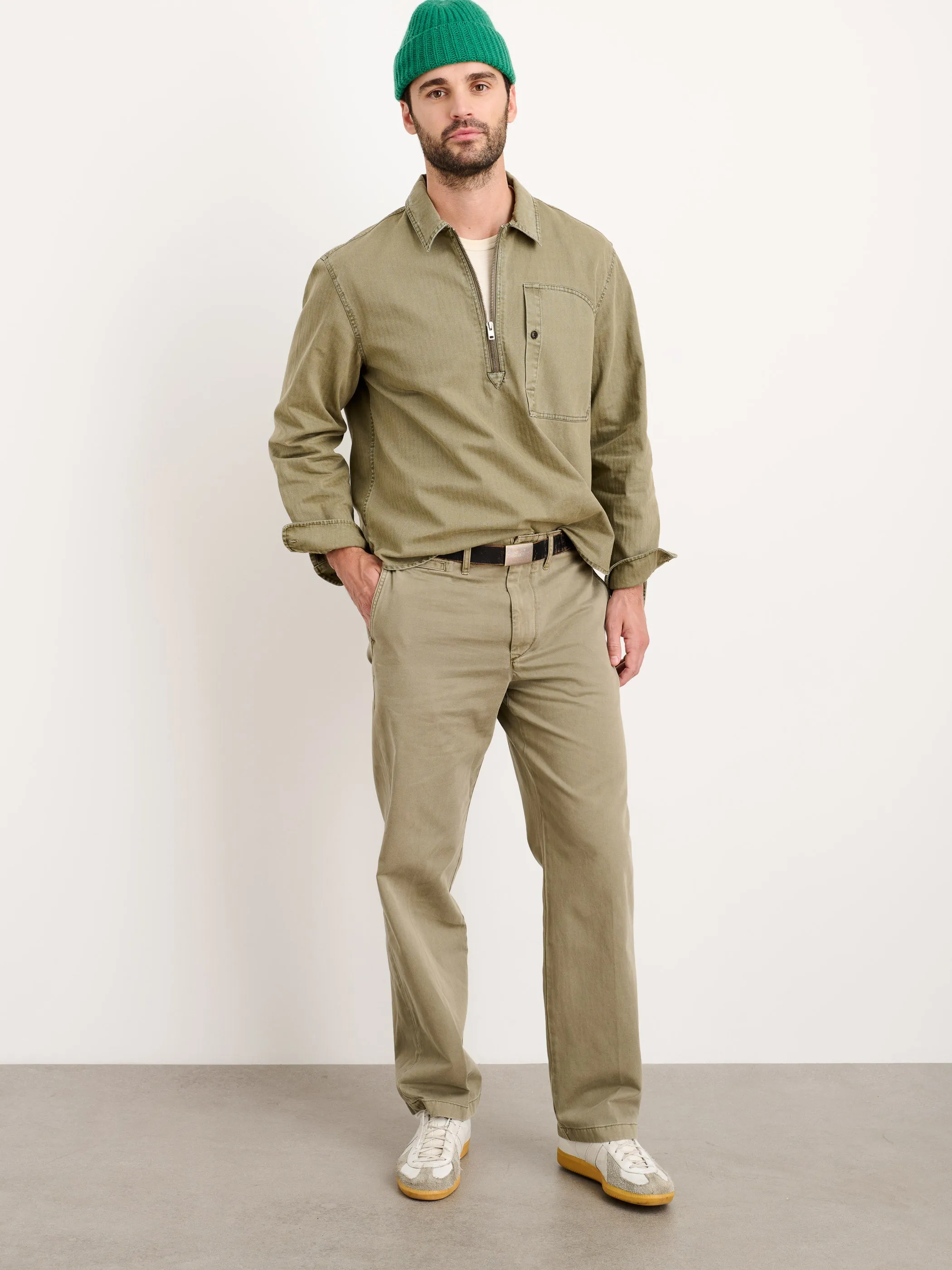 Ryder Popover In Cotton Herringbone sold by Alex Mill product image thumbnail 3