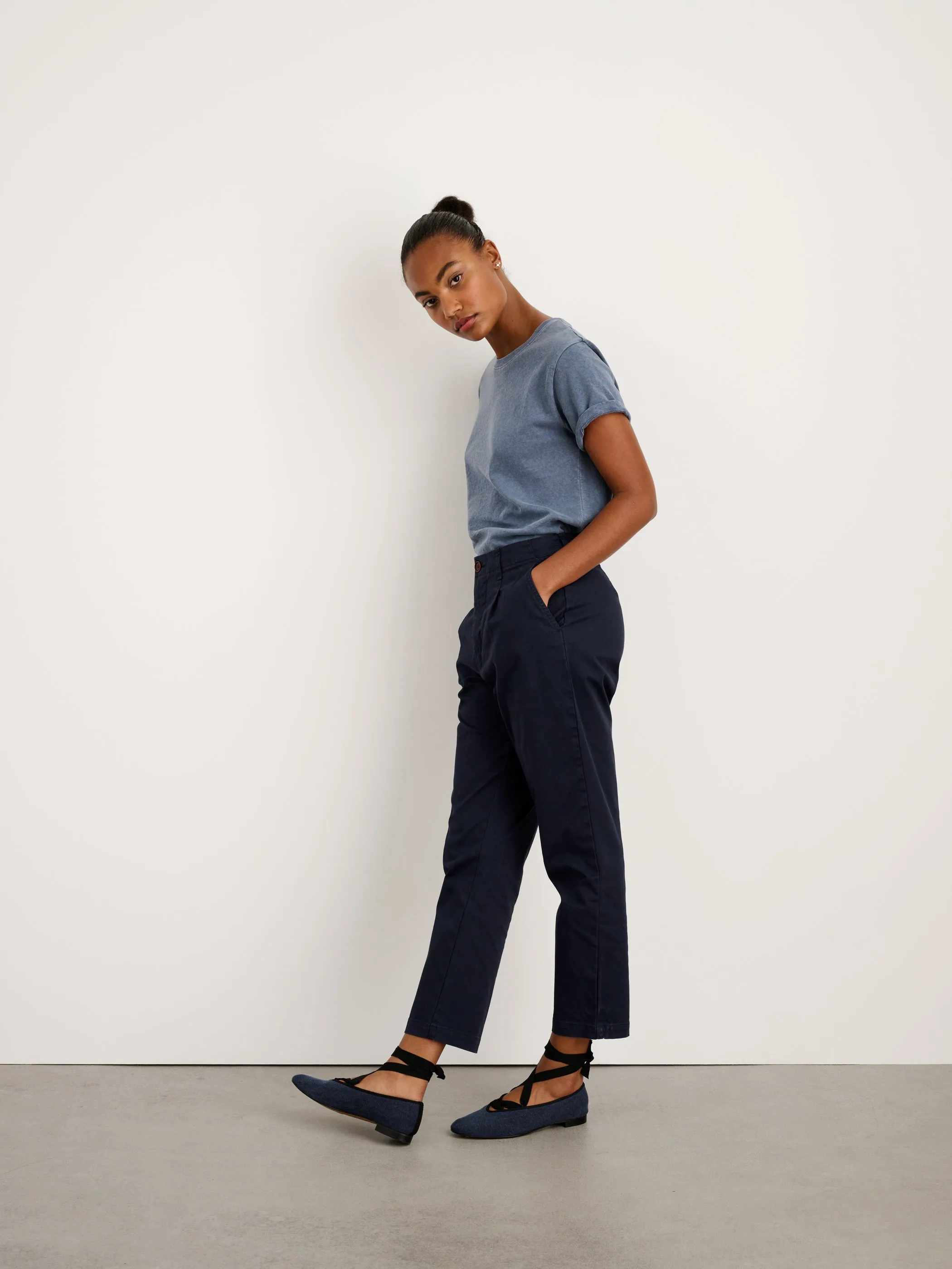 Scout Crewneck Tee in Vintage Wash sold by Alex Mill product image thumbnail 5