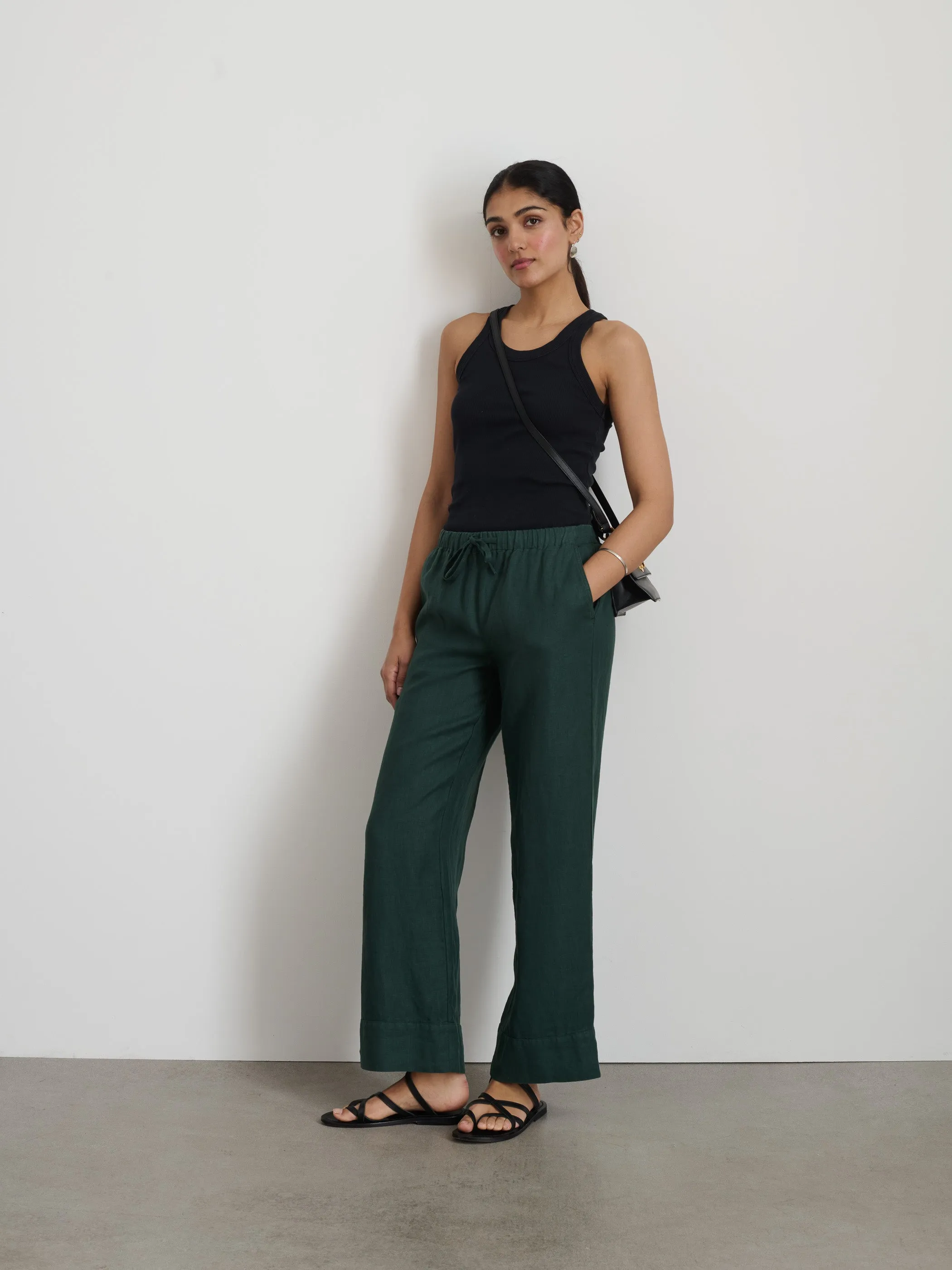 Riley Pant In Linen sold by Alex Mill product image thumbnail 4