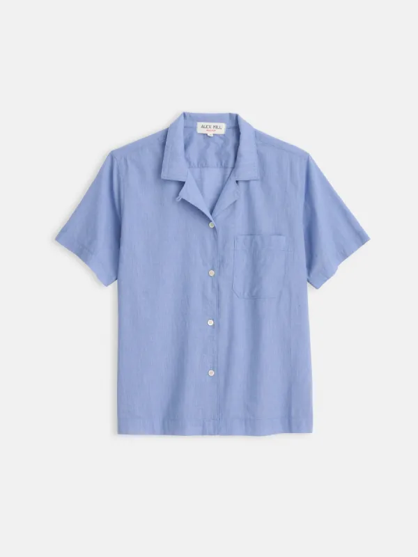 Maddie Camp Shirt in Cotton Voile sold by Alex Mill