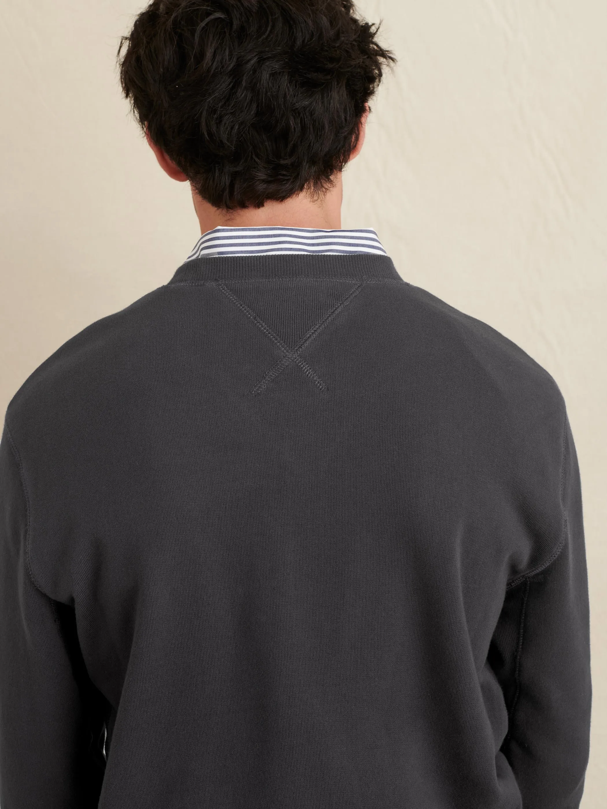 Garment Dyed Crewneck Sweatshirt sold by Alex Mill product image thumbnail 5