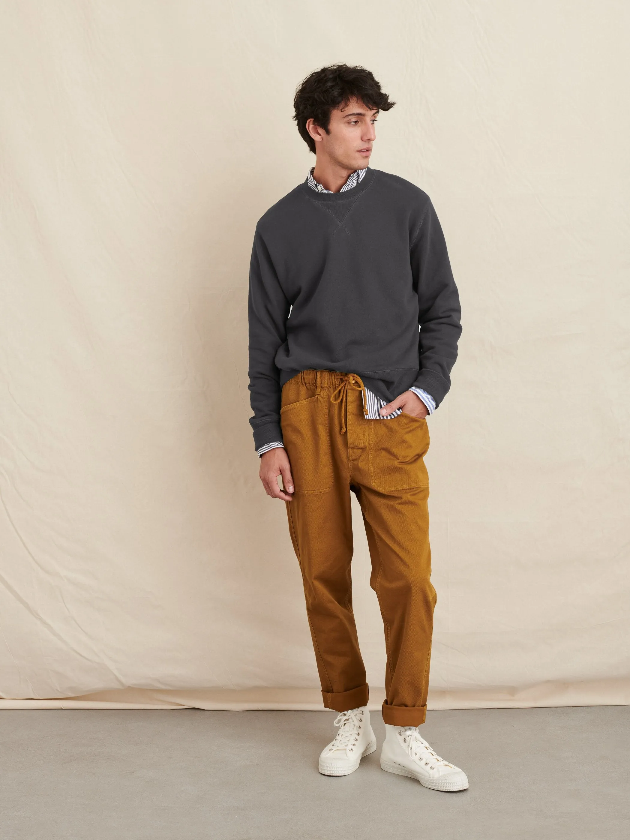 Garment Dyed Crewneck Sweatshirt sold by Alex Mill product image thumbnail 2