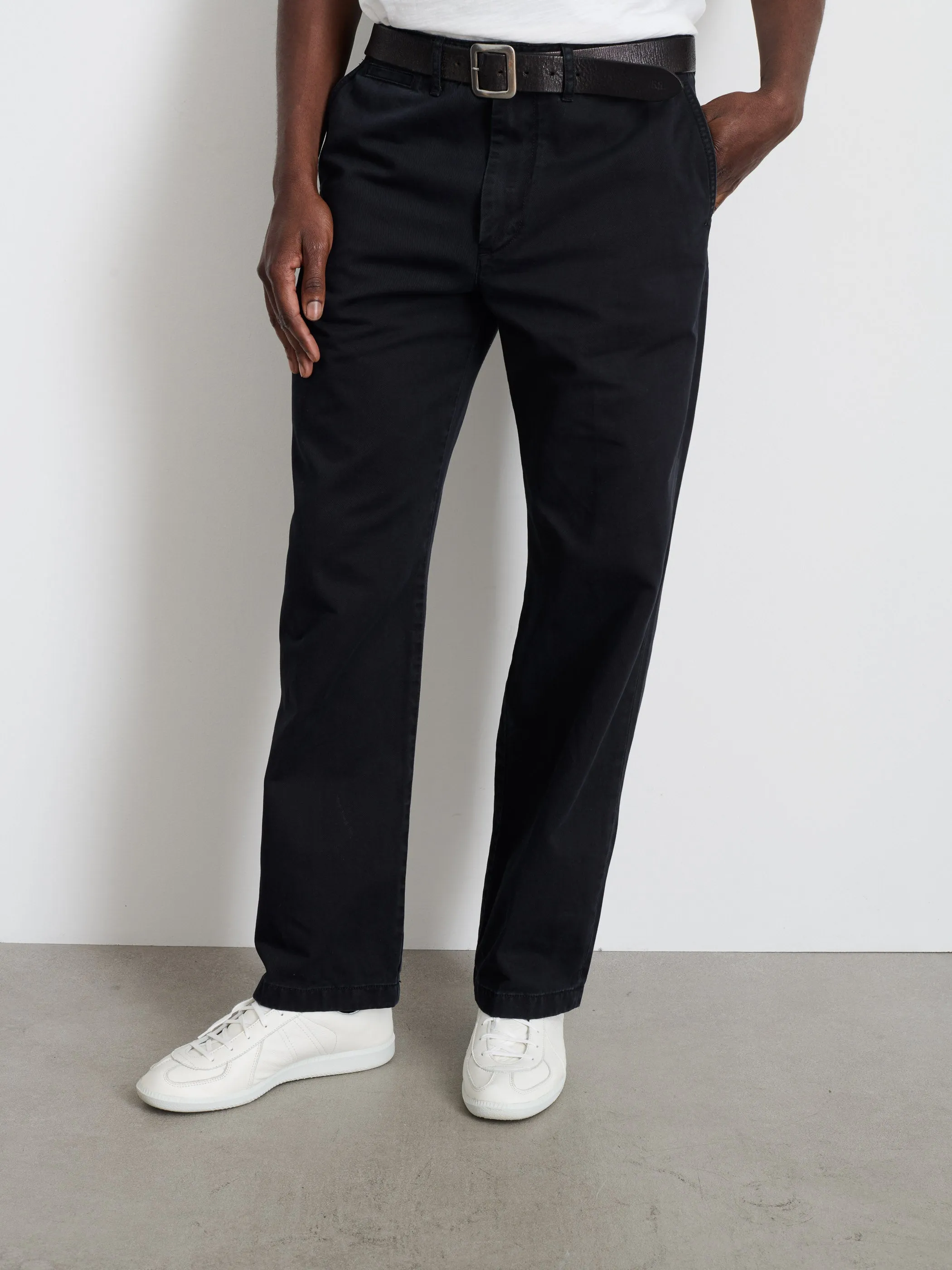 Long Inseam Straight Leg Pant in Vintage Washed Chino sold by Alex Mill product image thumbnail 3