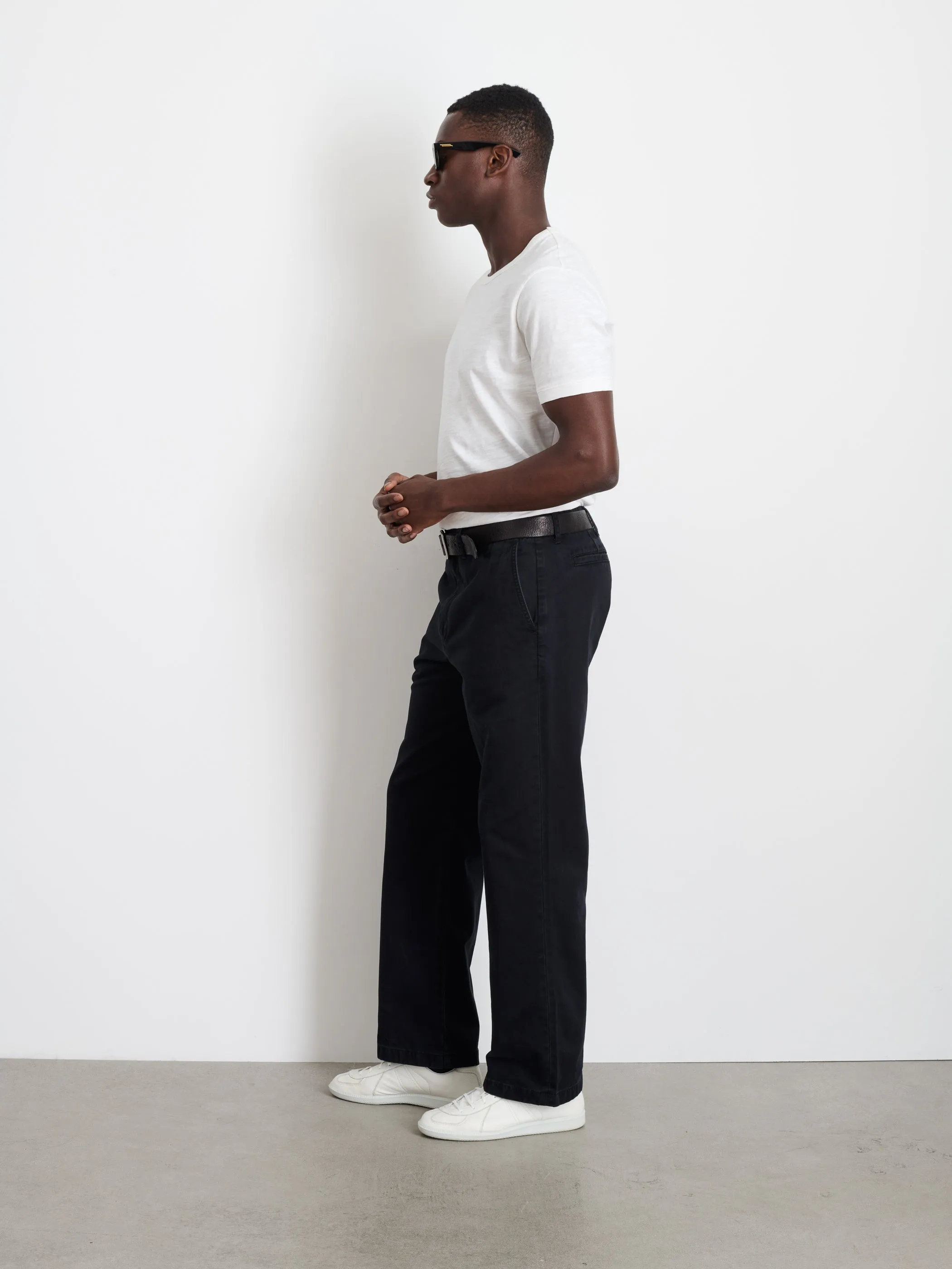 Long Inseam Straight Leg Pant in Vintage Washed Chino sold by Alex Mill product image thumbnail 4