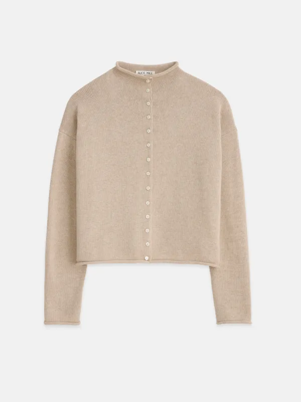 Taylor Cardigan in Cotton Cashmere sold by Alex Mill