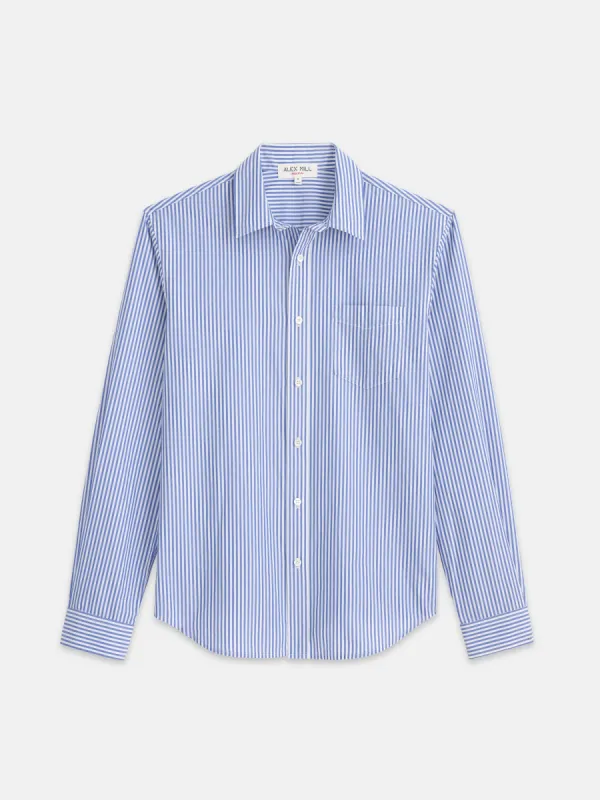 Mill Shirt In Striped Cotton Poplin sold by Alex Mill