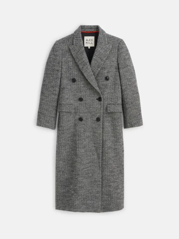 Constance Herringbone Topcoat sold by Alex Mill
