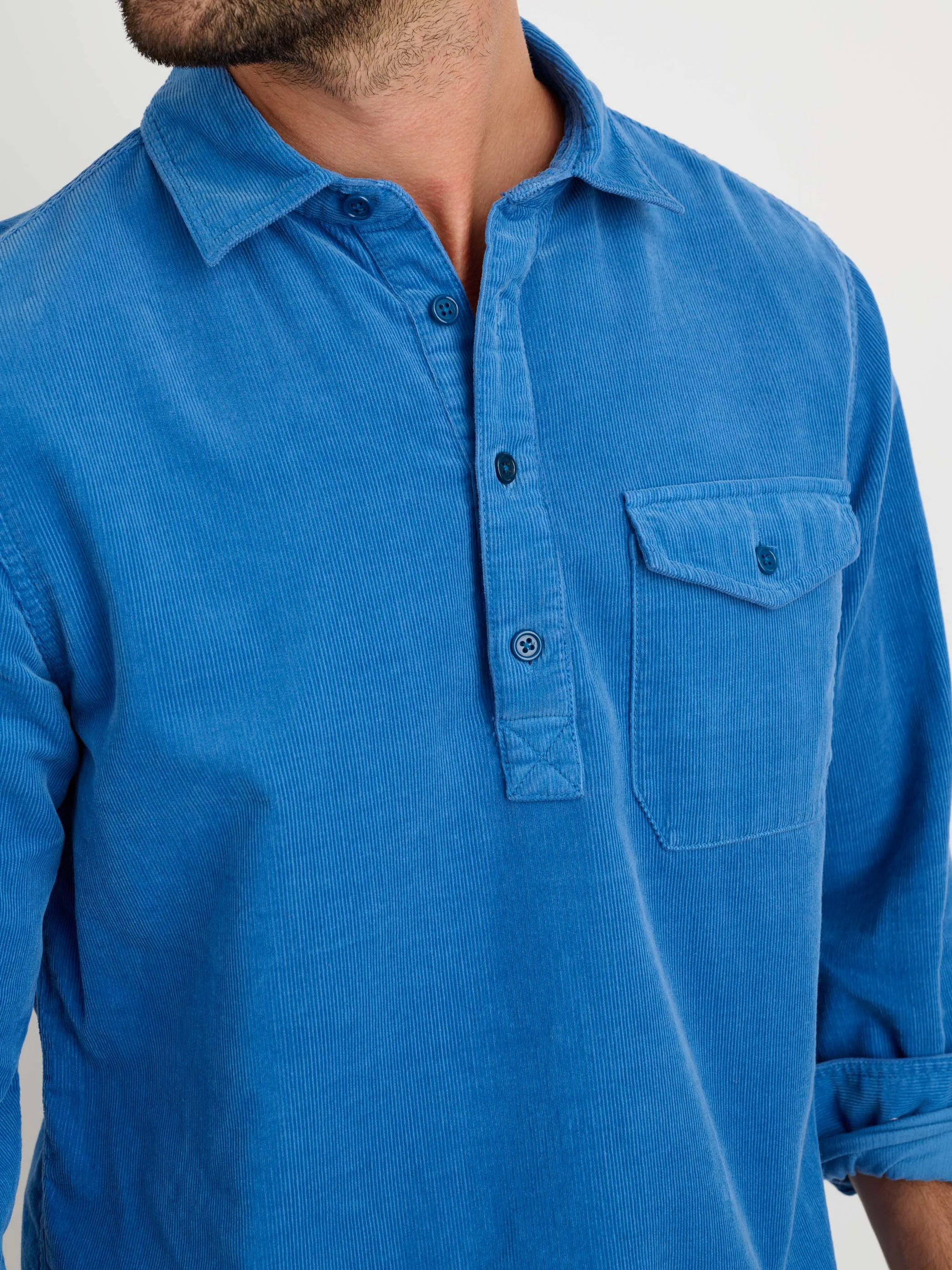 Carter Popover Shirt In Fine Wale Corduroy sold by Alex Mill product image thumbnail 4