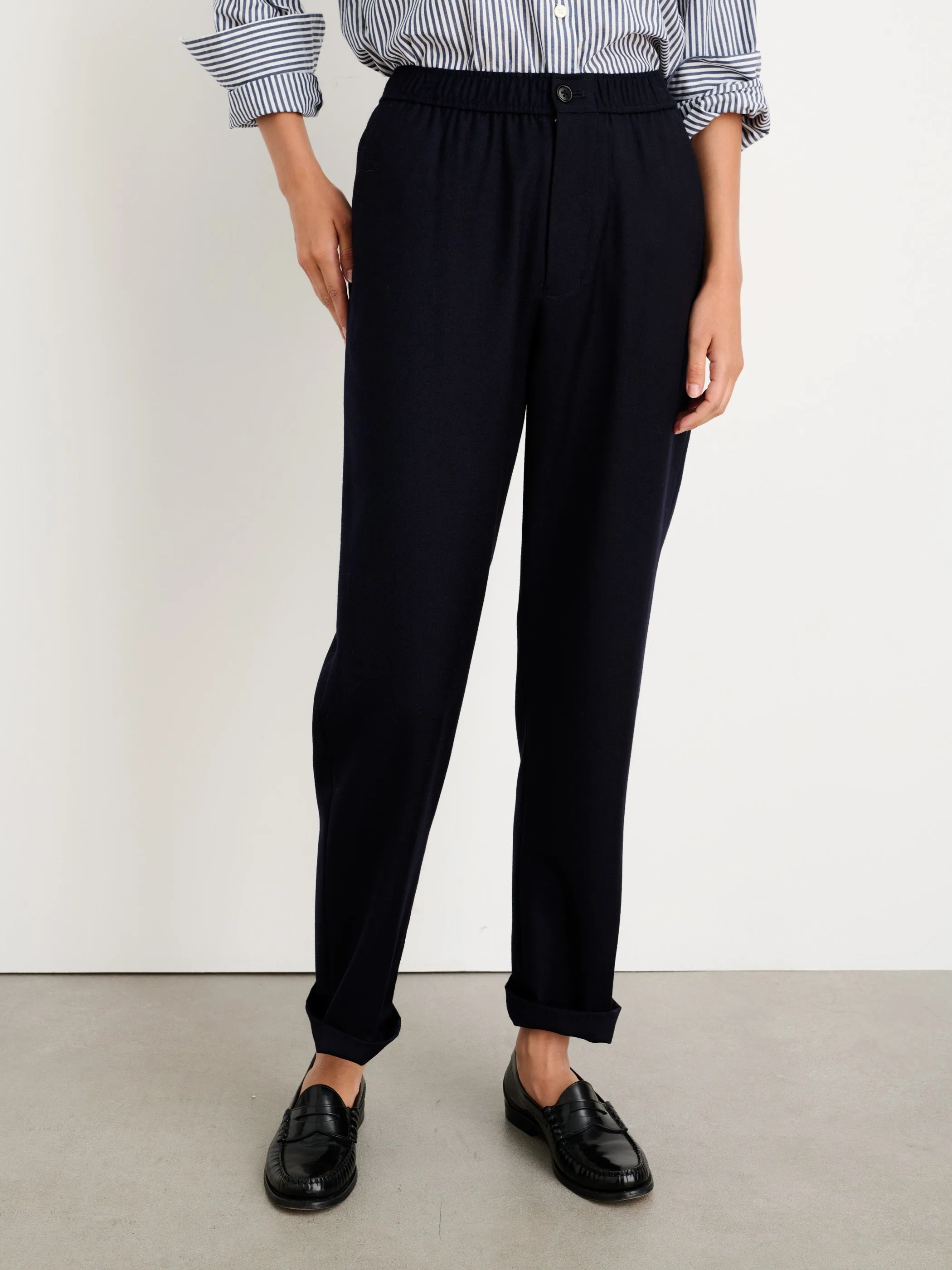 Pull On Trouser In Wool sold by Alex Mill product image thumbnail 3