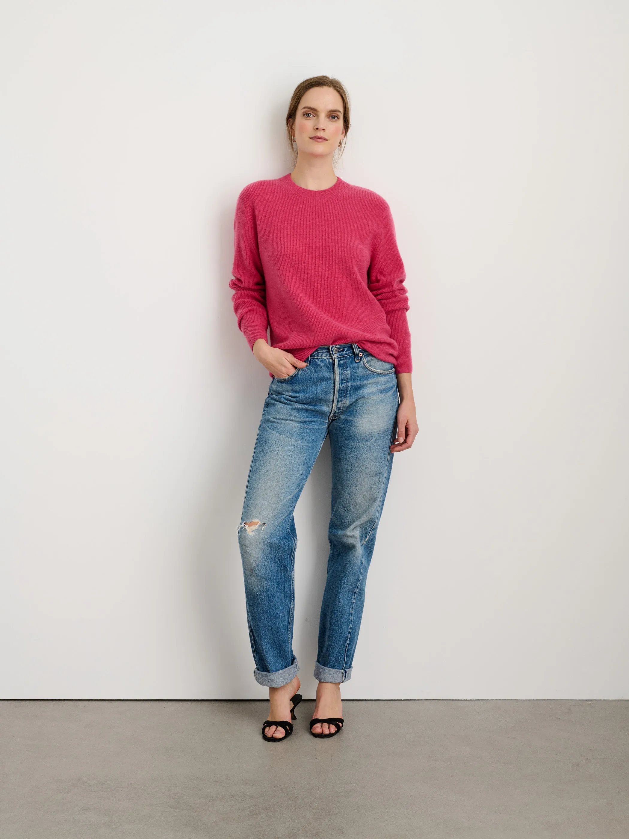 Jordan Sweater in Cashmere sold by Alex Mill product image thumbnail 3