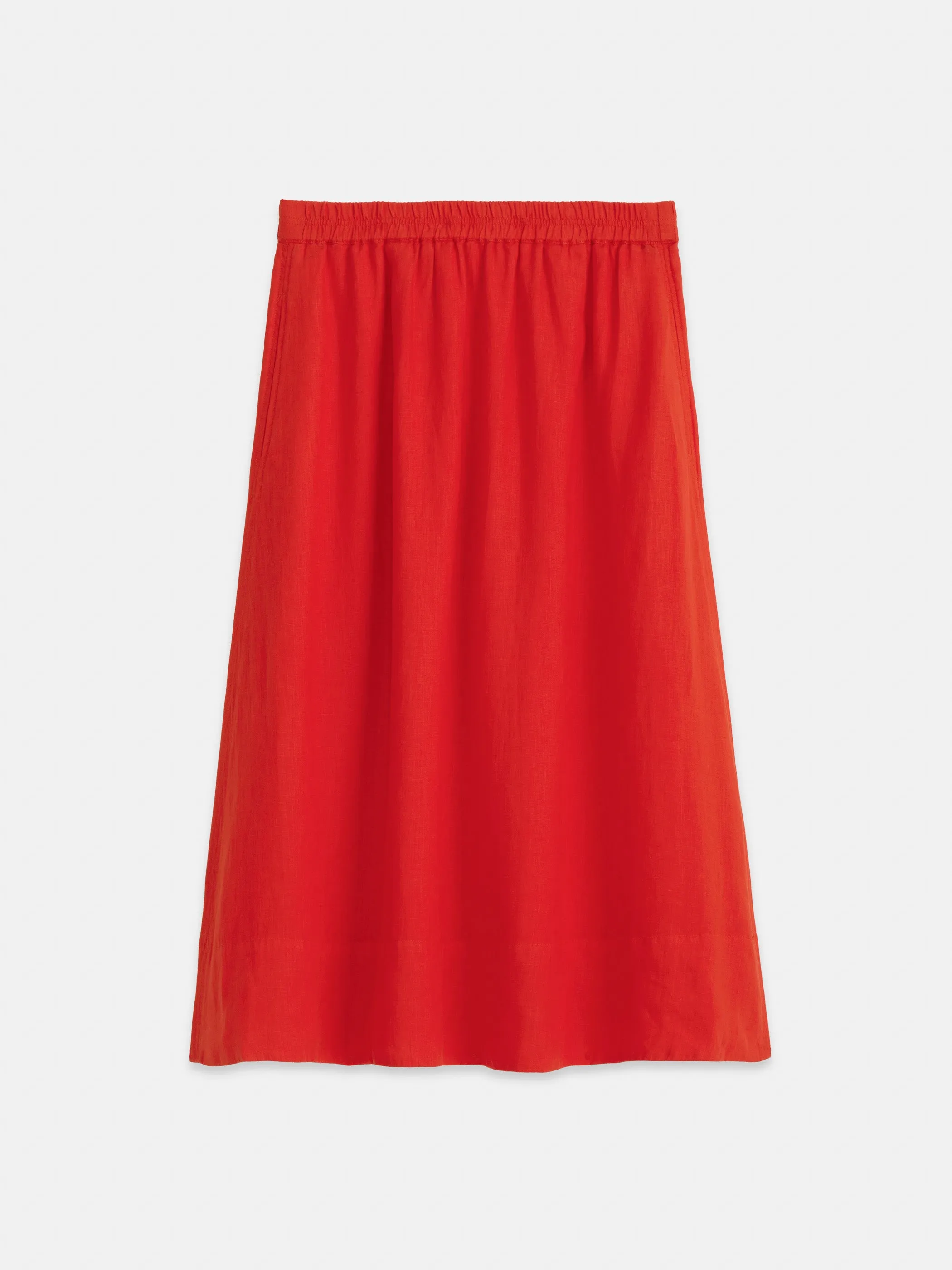 Maddie Skirt in Linen sold by Alex Mill