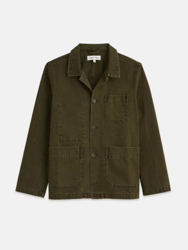Britt Work Jacket in Recycled Denim sold by Alex Mill