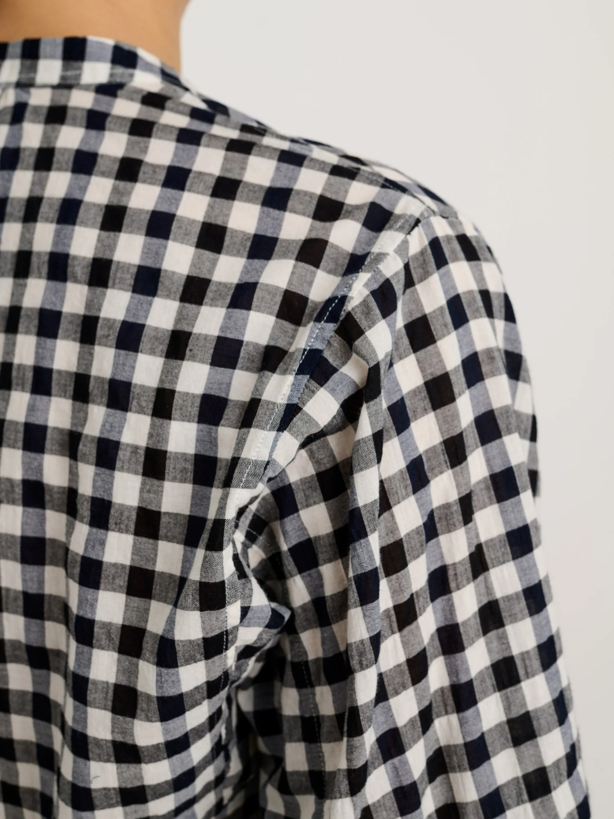 Katherine Shirt in Crinkle Gingham sold by Alex Mill product image thumbnail 5