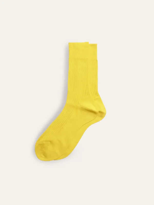 Maria La Rosa Bio Cotton Ribbed Socks sold by Alex Mill