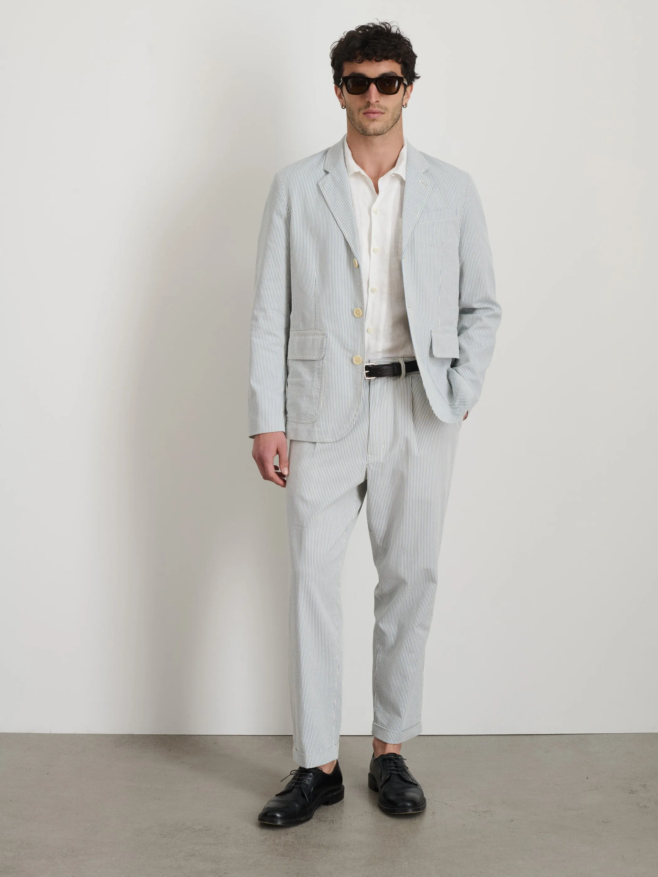 Mill Blazer In Seersucker sold by Alex Mill product image thumbnail 3