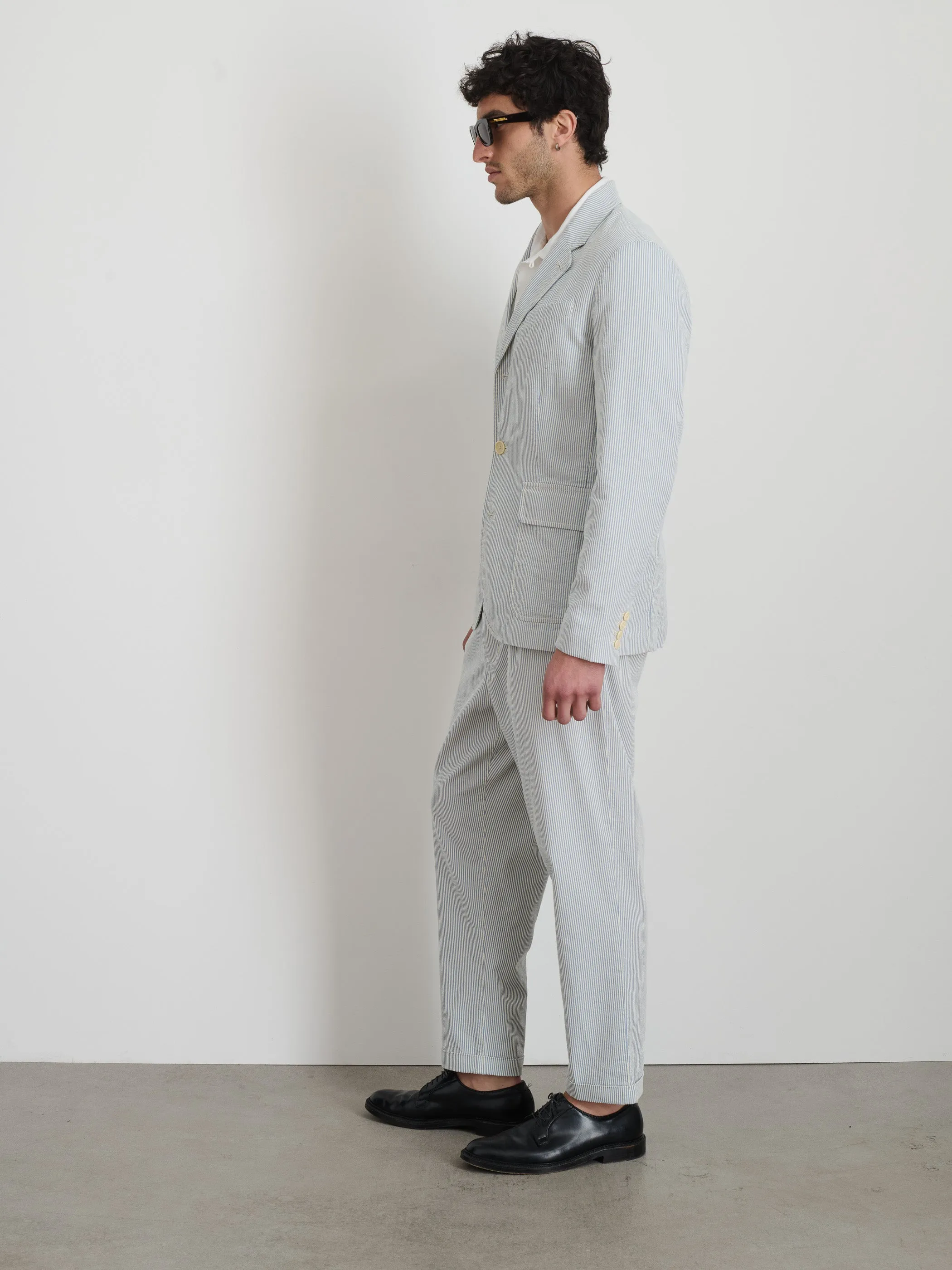 Mill Blazer In Seersucker sold by Alex Mill product image thumbnail 4
