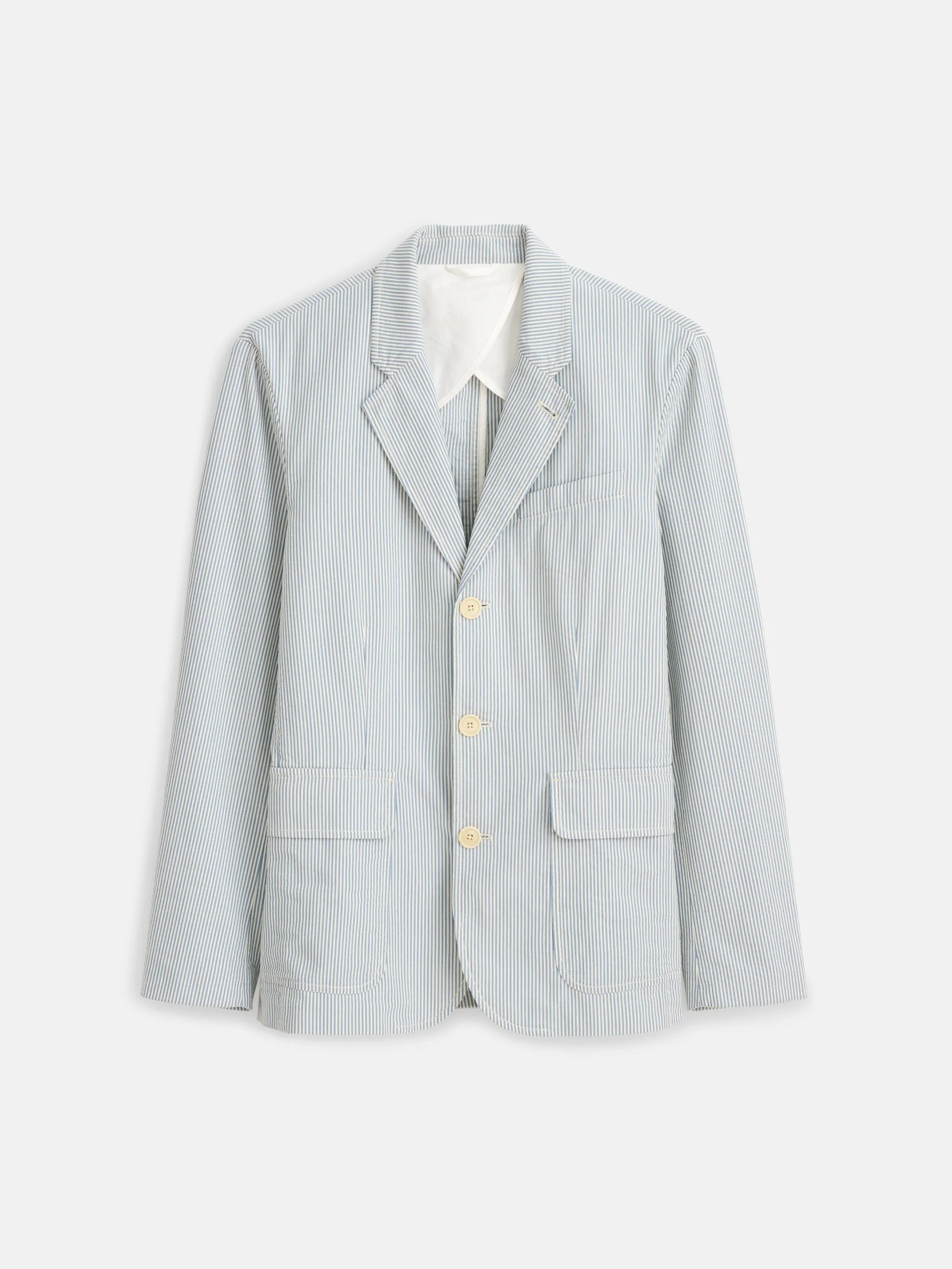 Mill Blazer In Seersucker sold by Alex Mill