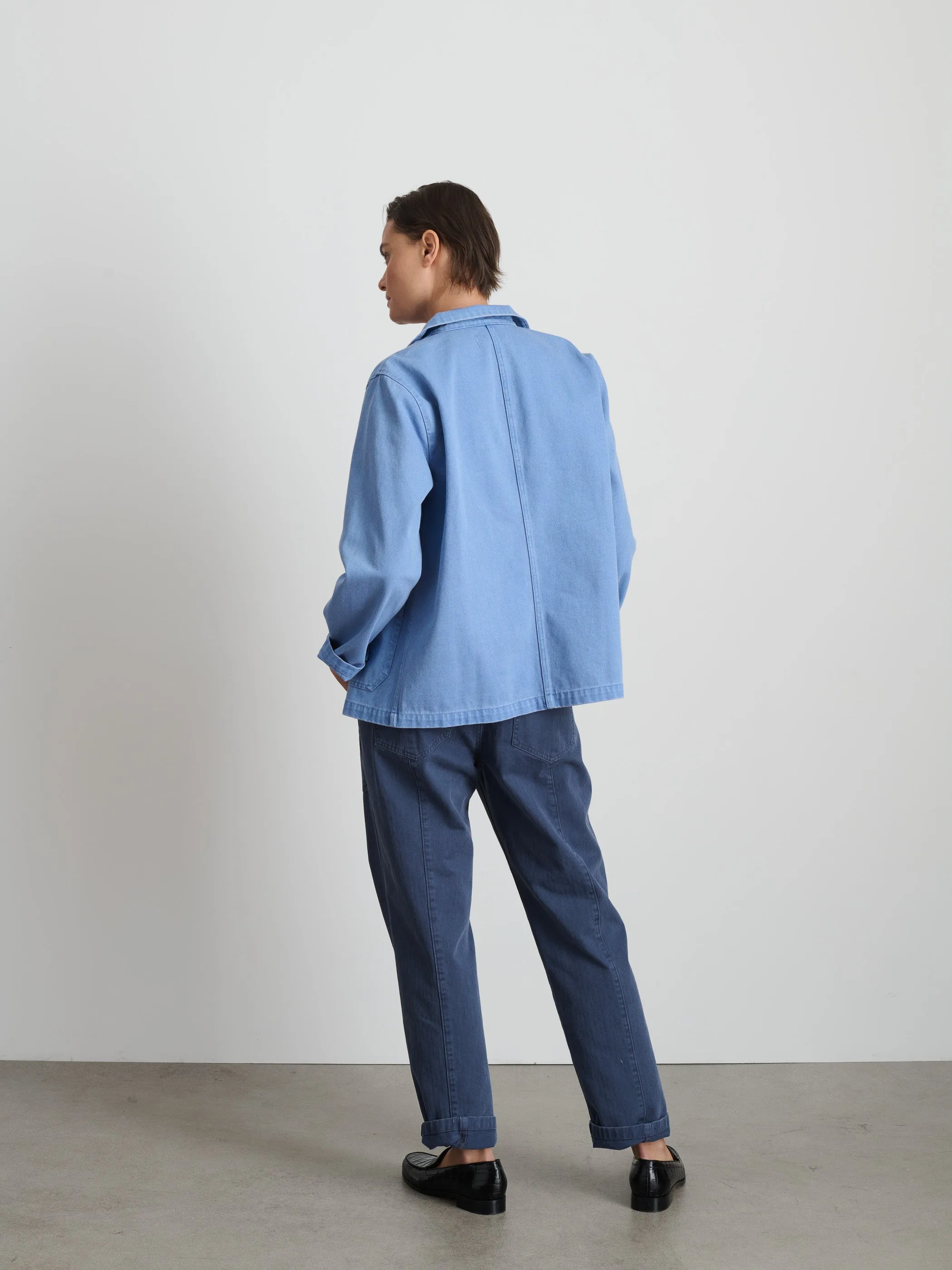 Britt Work Jacket in Recycled Denim sold by Alex Mill product image thumbnail 5