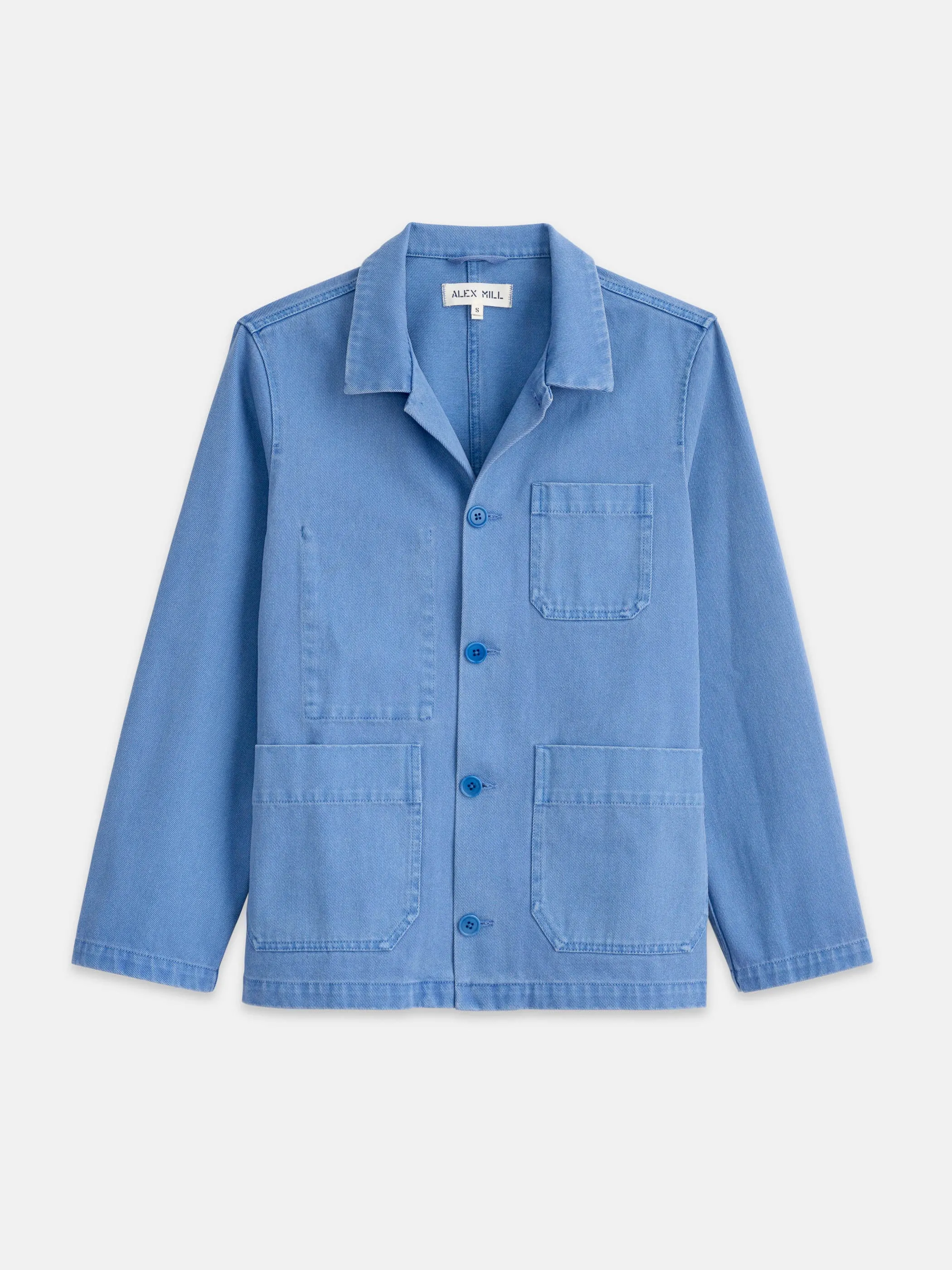 Britt Work Jacket in Recycled Denim sold by Alex Mill