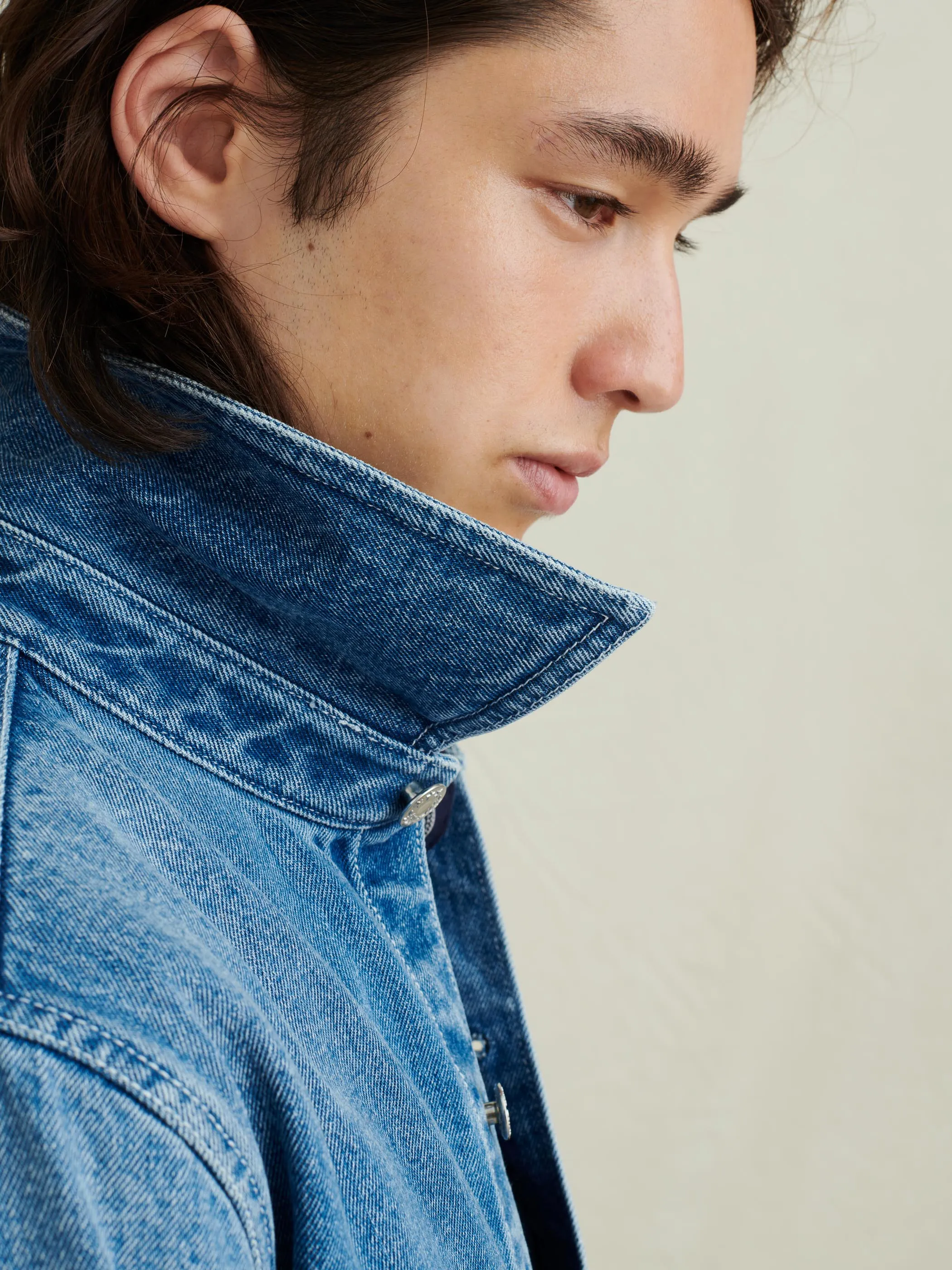 Work Jacket in Vintage Wash Denim sold by Alex Mill product image thumbnail 5