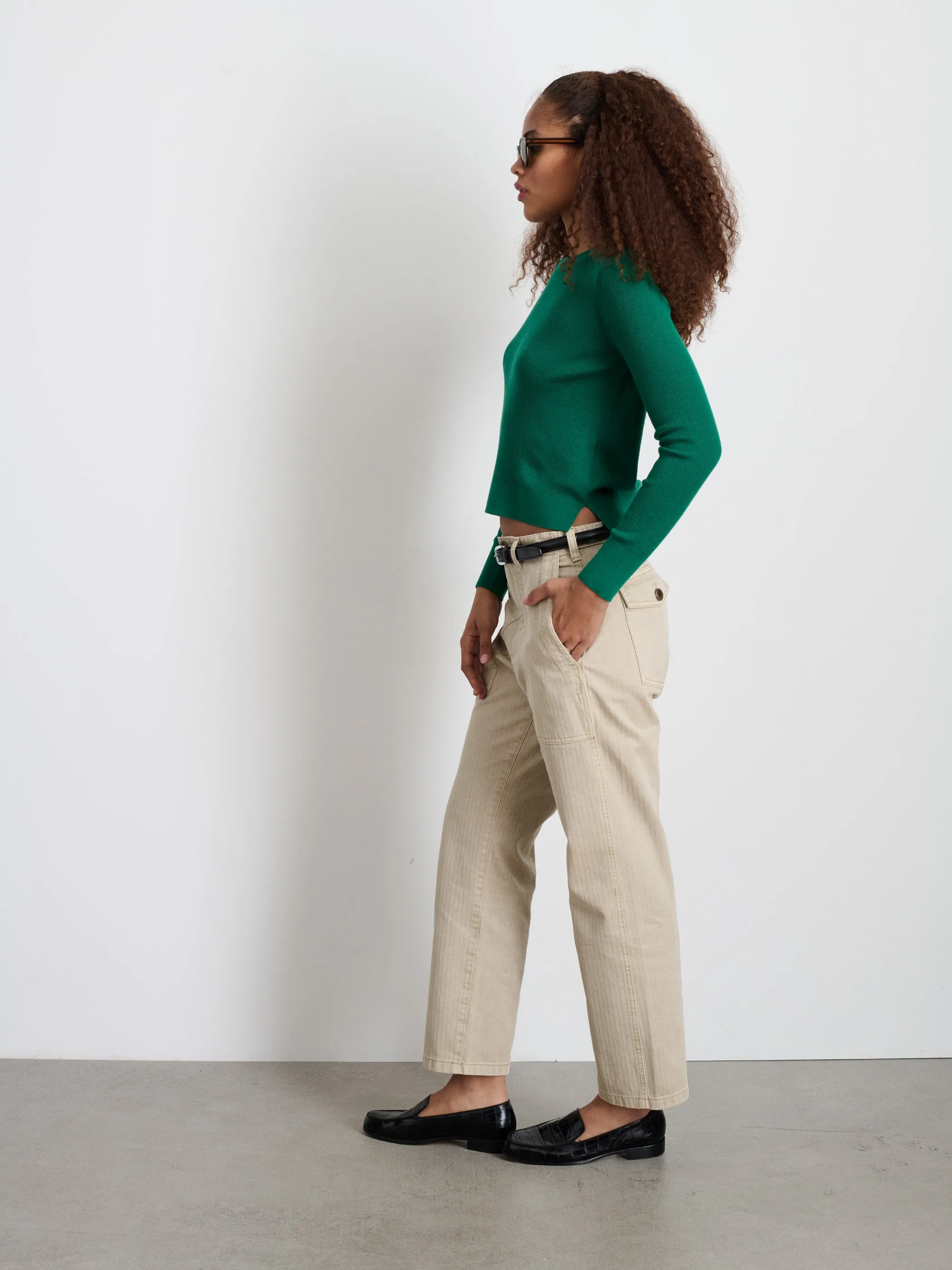 Ava Sweater Tee sold by Alex Mill product image thumbnail 4