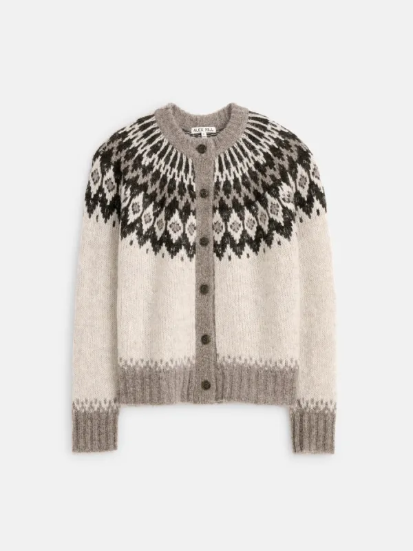 Ashwood Fair Isle Cardigan sold by Alex Mill