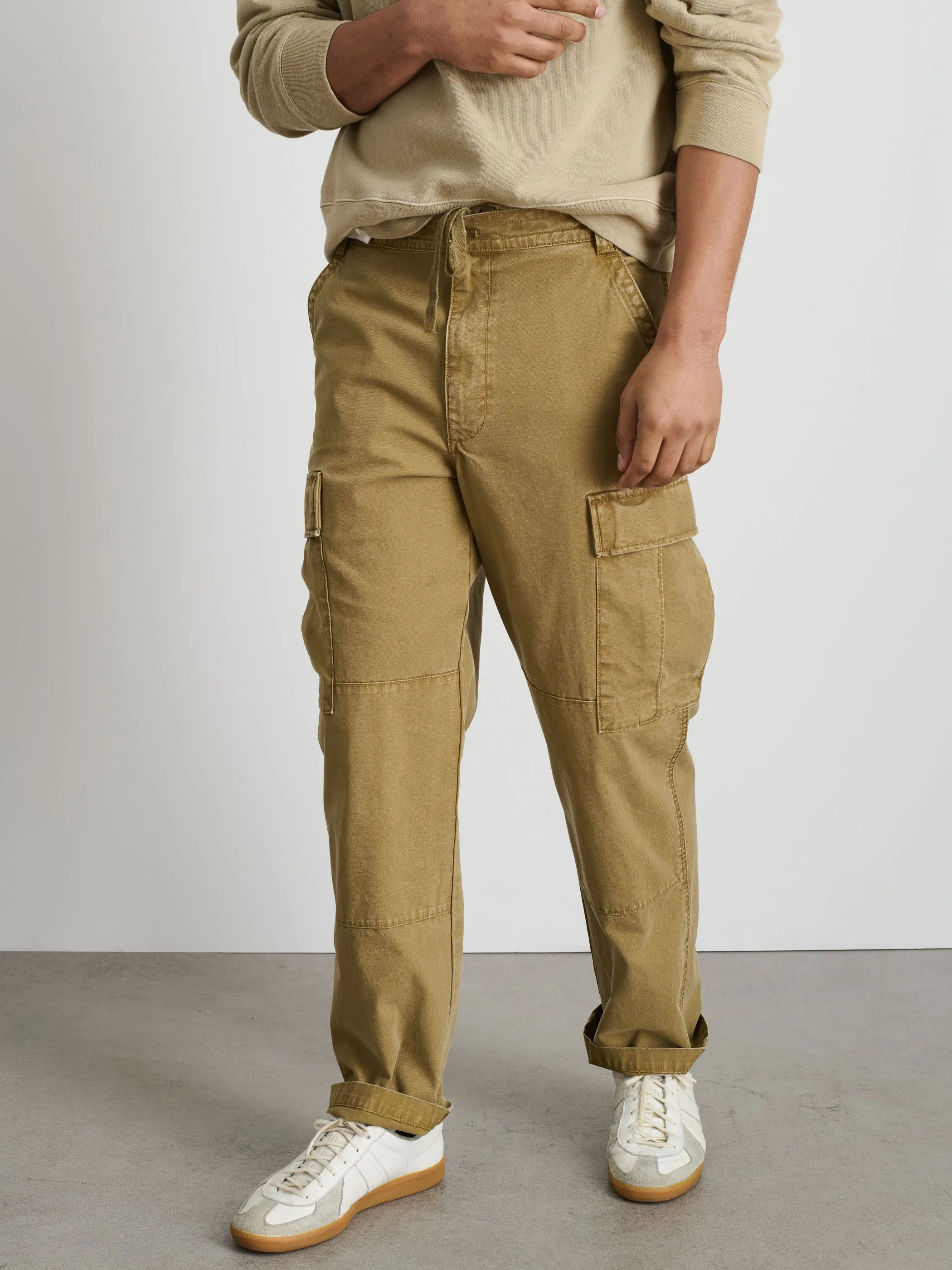 Pull On Cargo Pant In Canvas sold by Alex Mill product image thumbnail 4