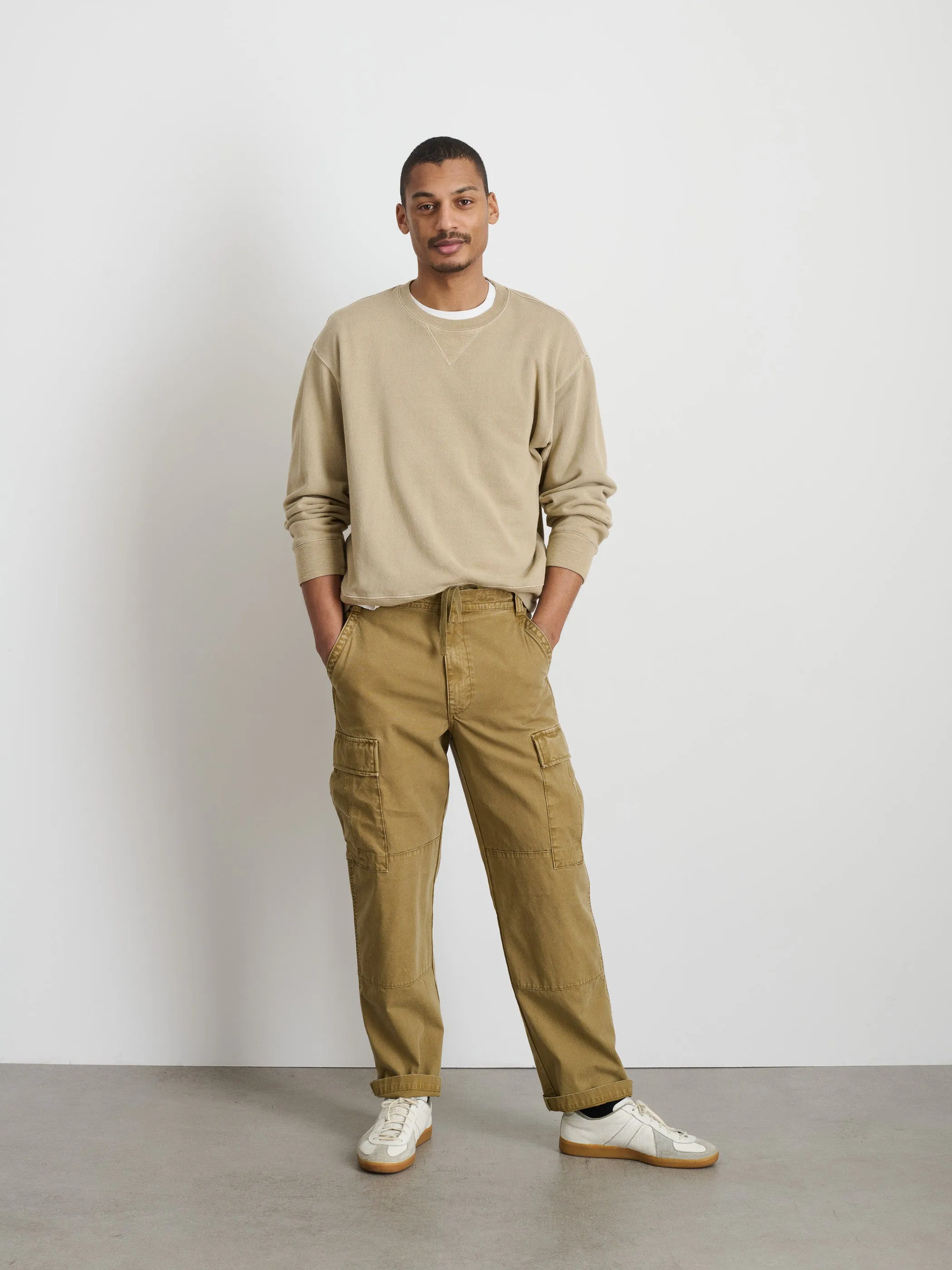 Pull On Cargo Pant In Canvas sold by Alex Mill product image thumbnail 2