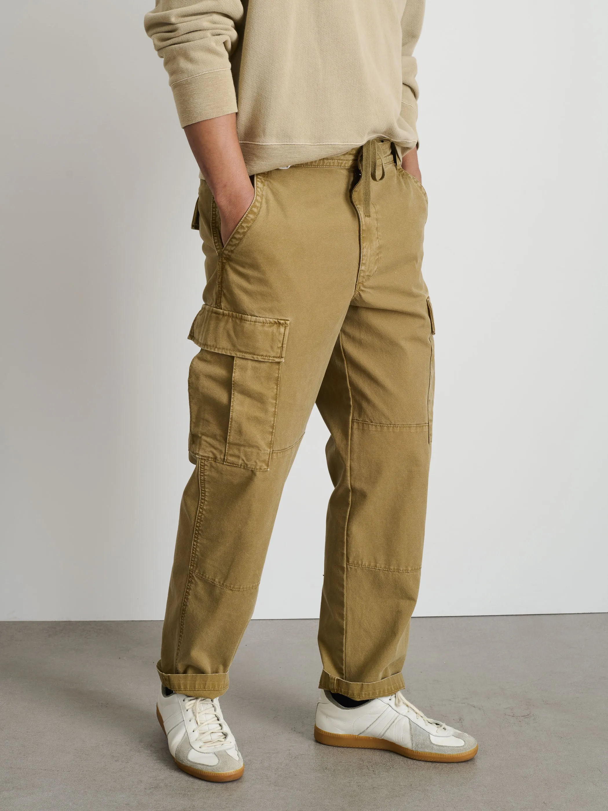 Pull On Cargo Pant In Canvas sold by Alex Mill product image thumbnail 3