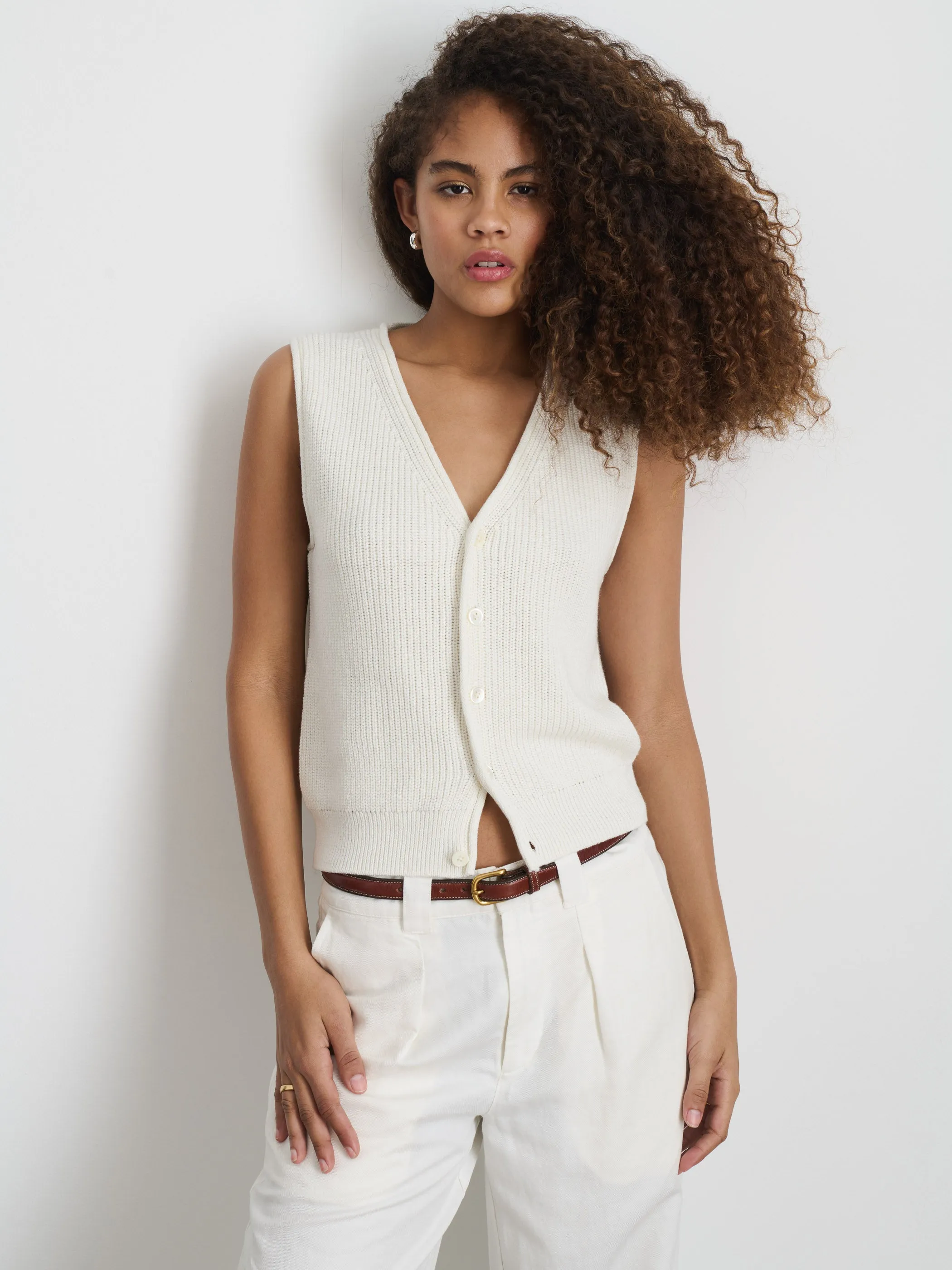 Eldridge Sweater Vest sold by Alex Mill product image thumbnail 2