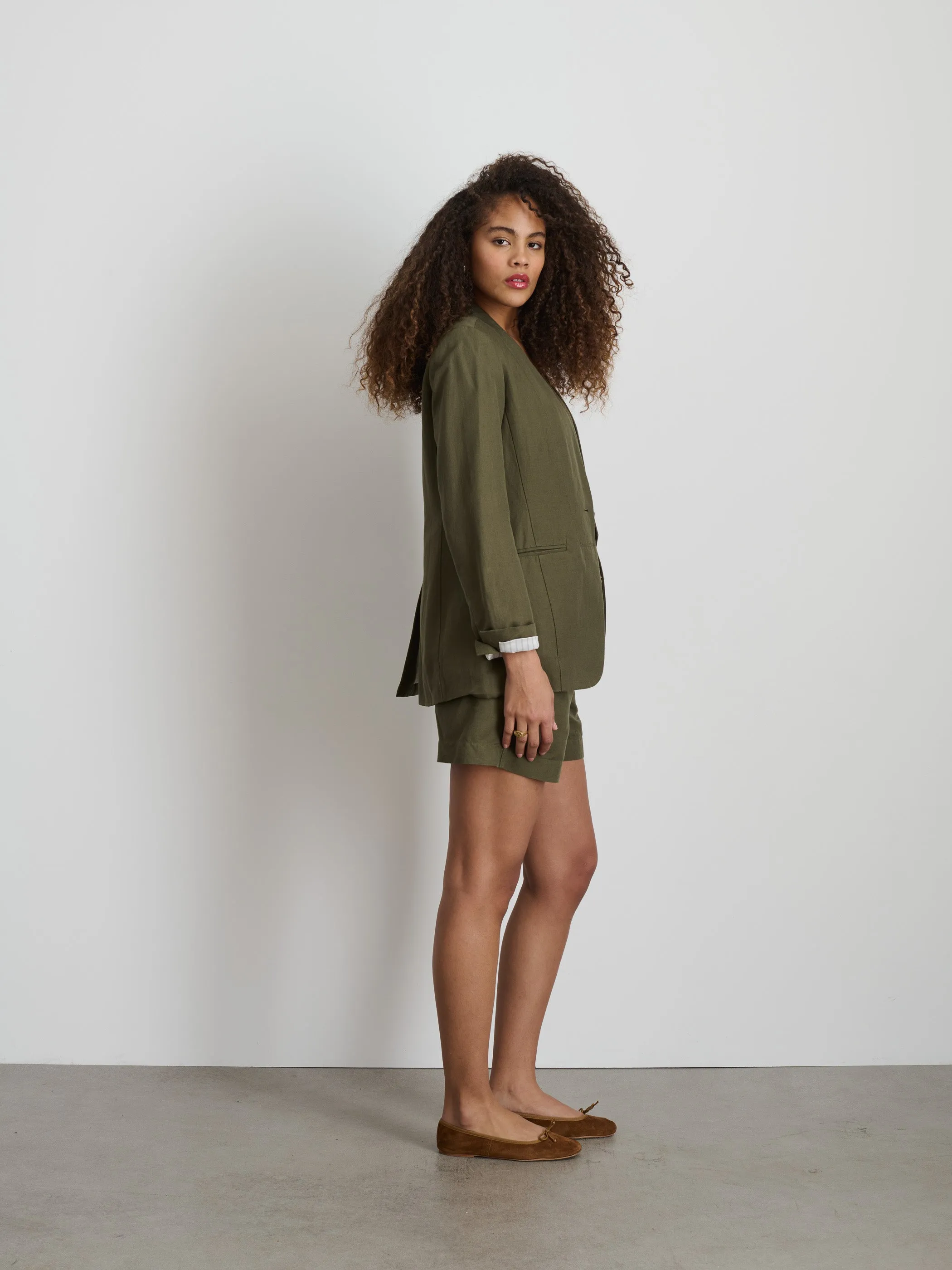 Madeline Blazer in Twill sold by Alex Mill product image thumbnail 4