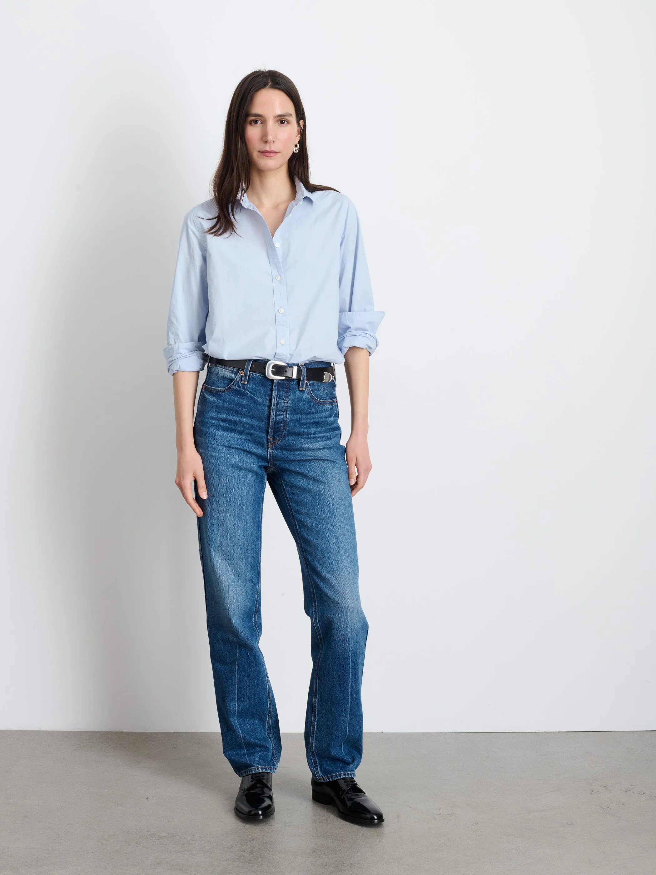 Val Shirt in Poplin sold by Alex Mill product image thumbnail 3