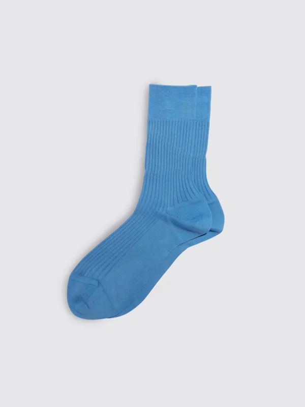Maria La Rosa Bio Cotton Ribbed Socks sold by Alex Mill