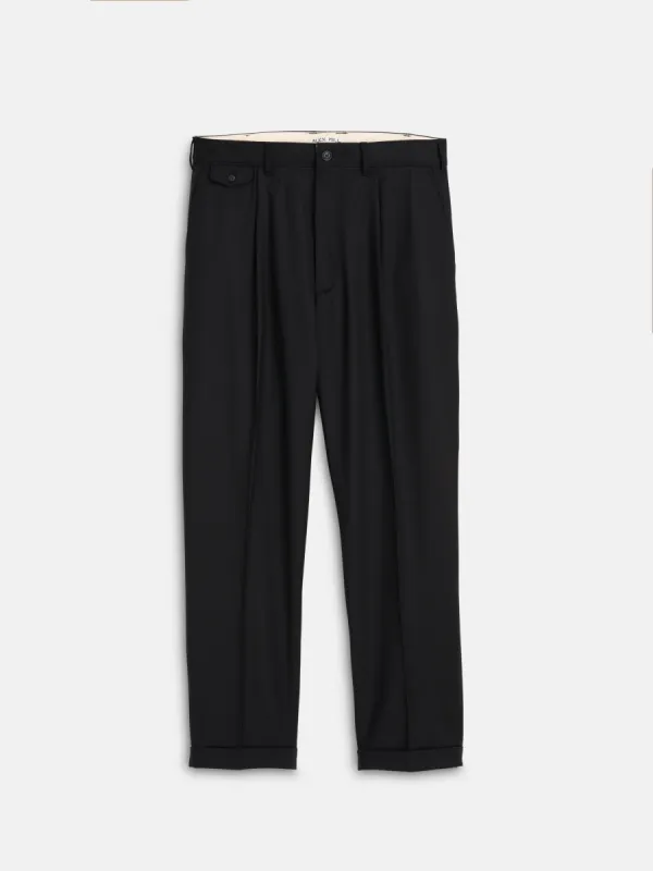 Standard Pleated Pant In Italian Wool Gabardine sold by Alex Mill