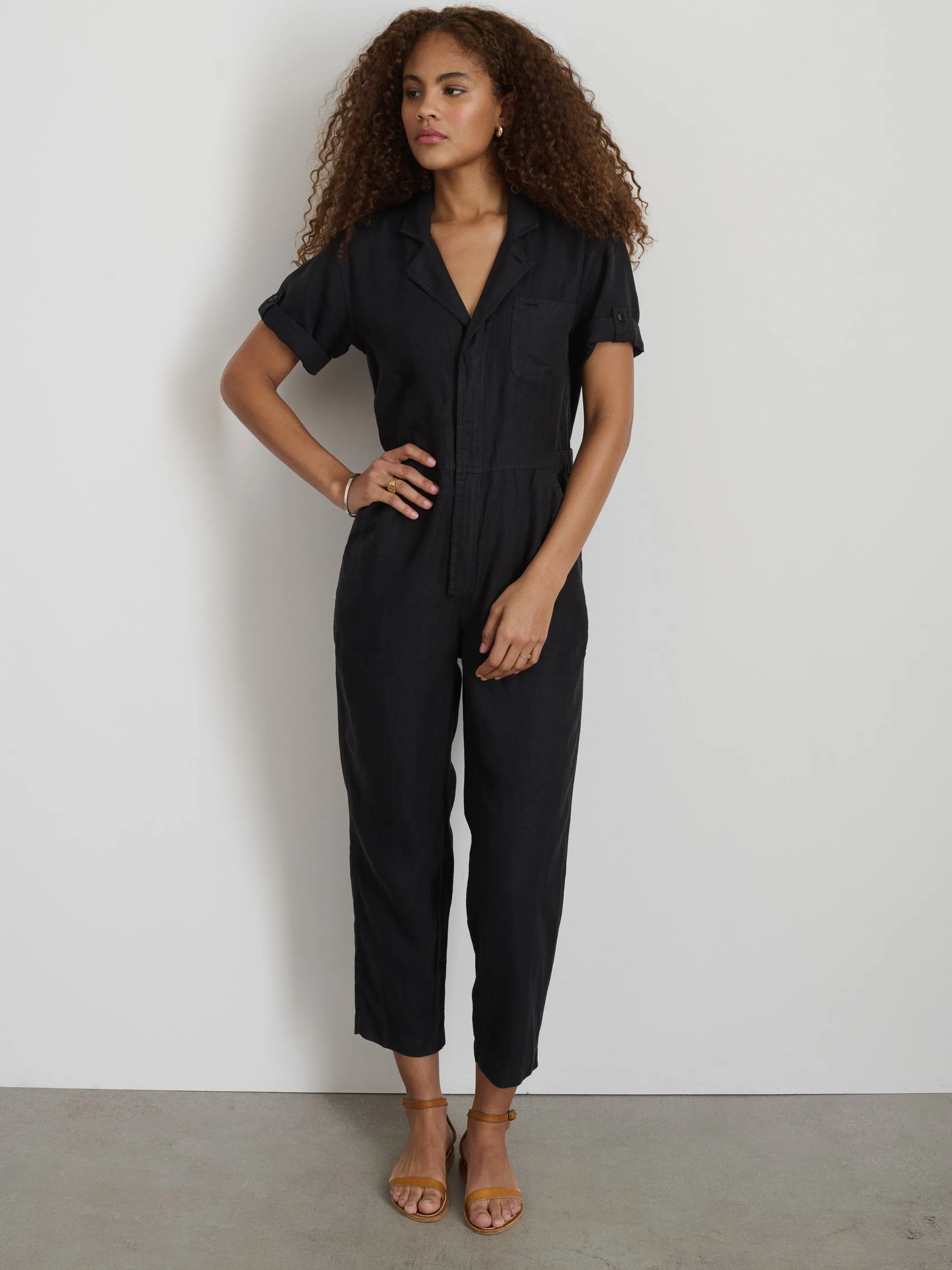 Jumpsuit in Linen sold by Alex Mill product image thumbnail 3
