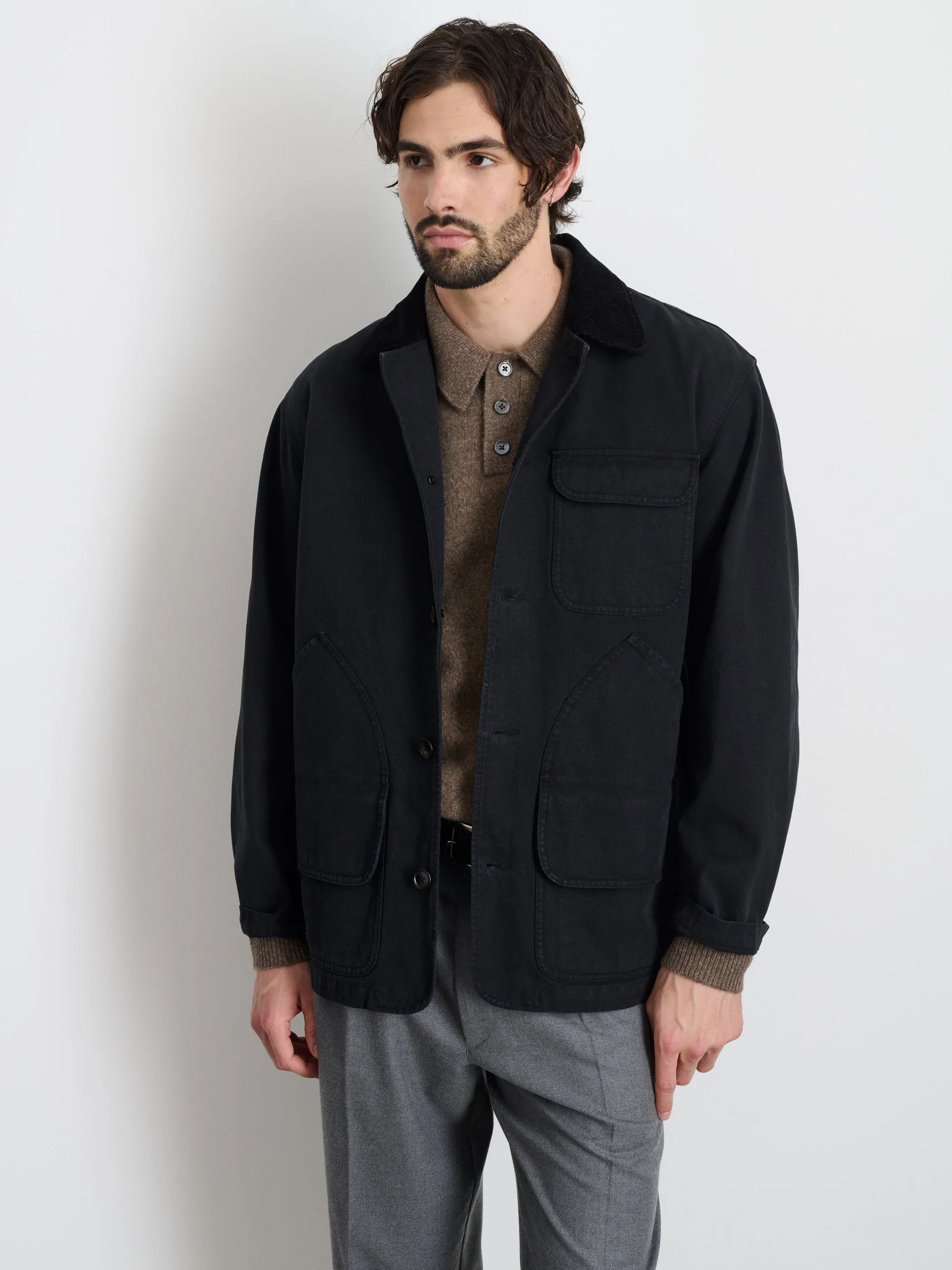 Frontier Jacket In Canvas sold by Alex Mill product image thumbnail 3