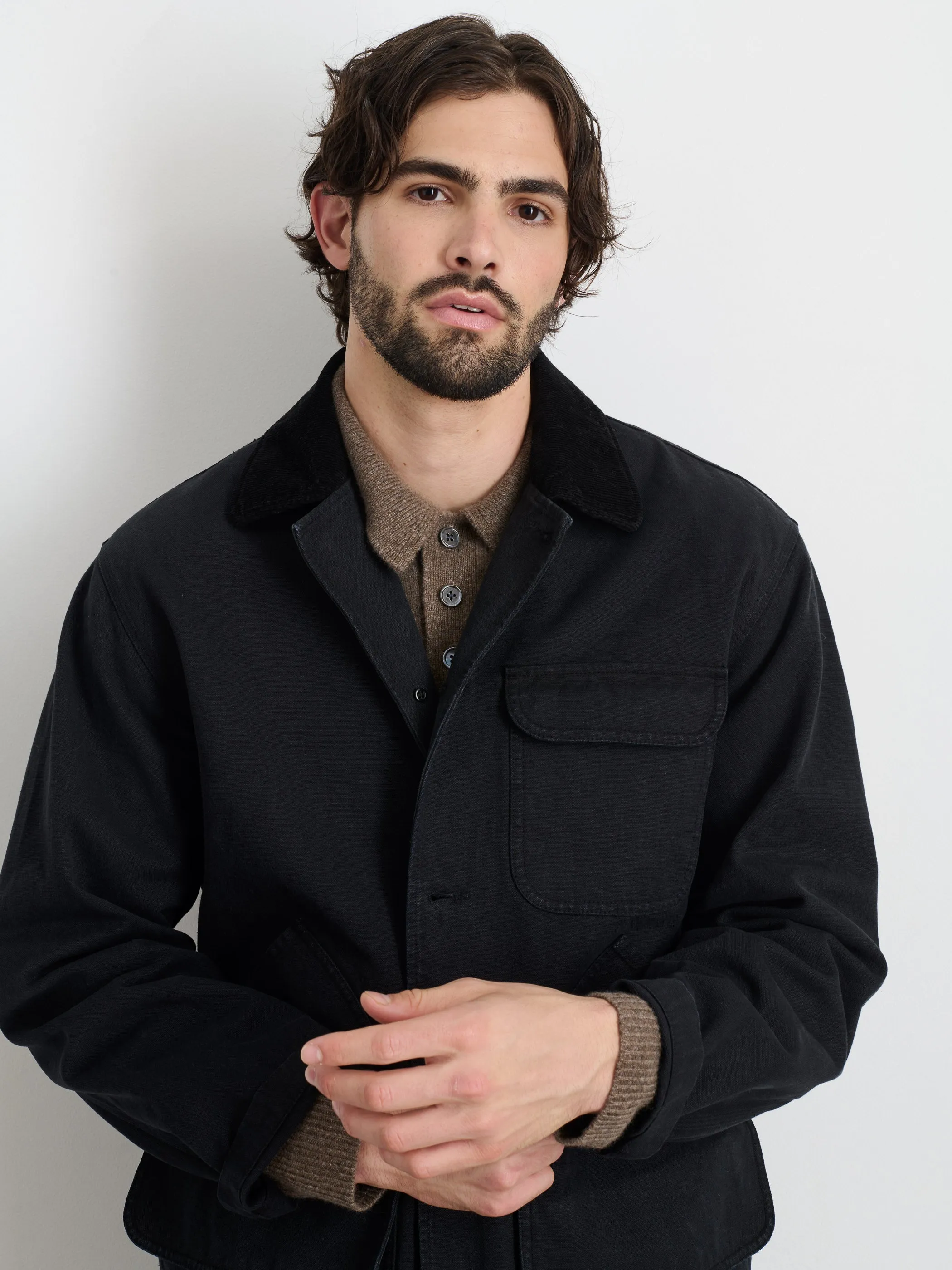 Frontier Jacket In Canvas sold by Alex Mill product image thumbnail 4