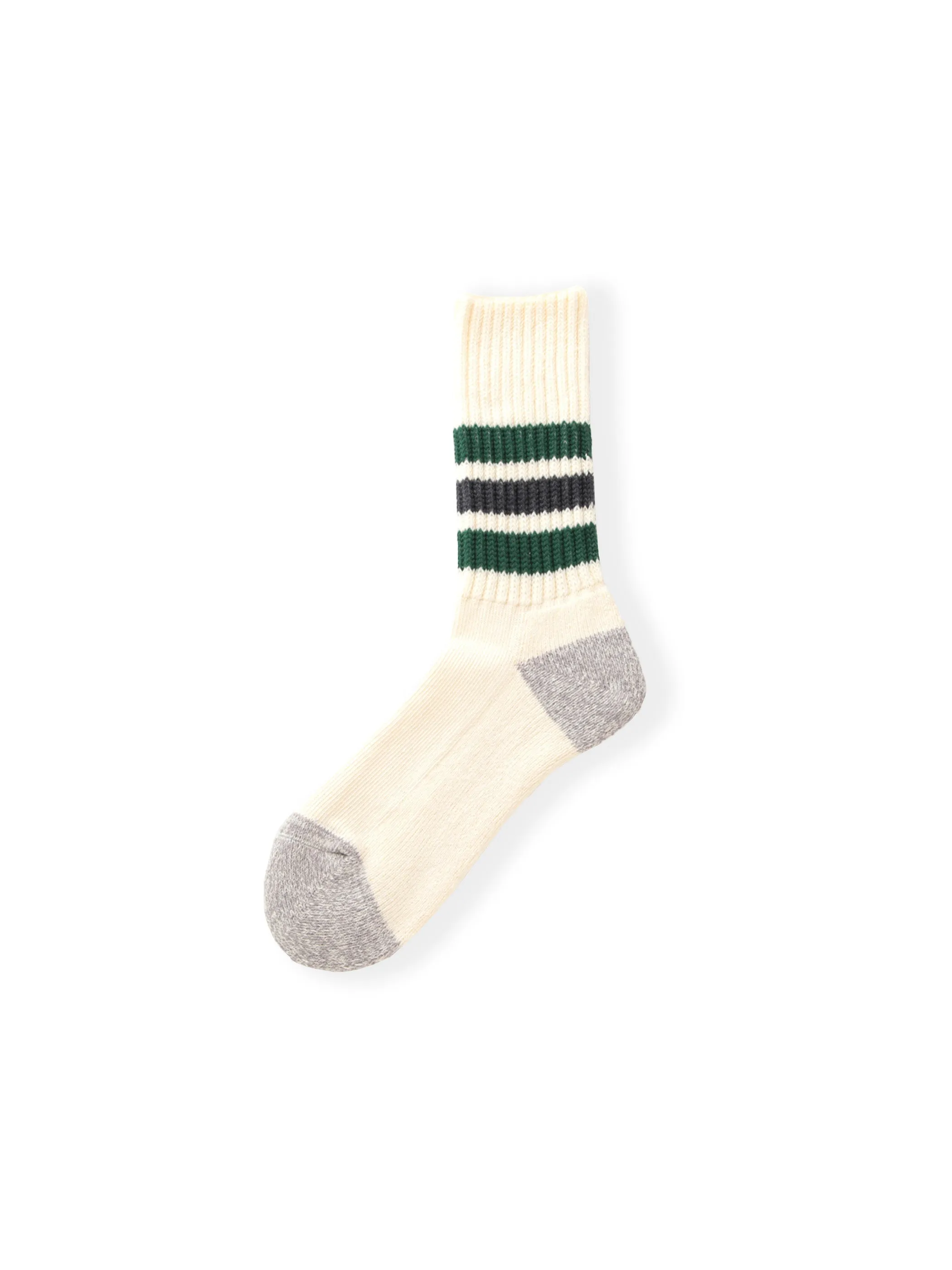 RoToTo Coarse Ribbed Old School Crew Socks sold by Alex Mill