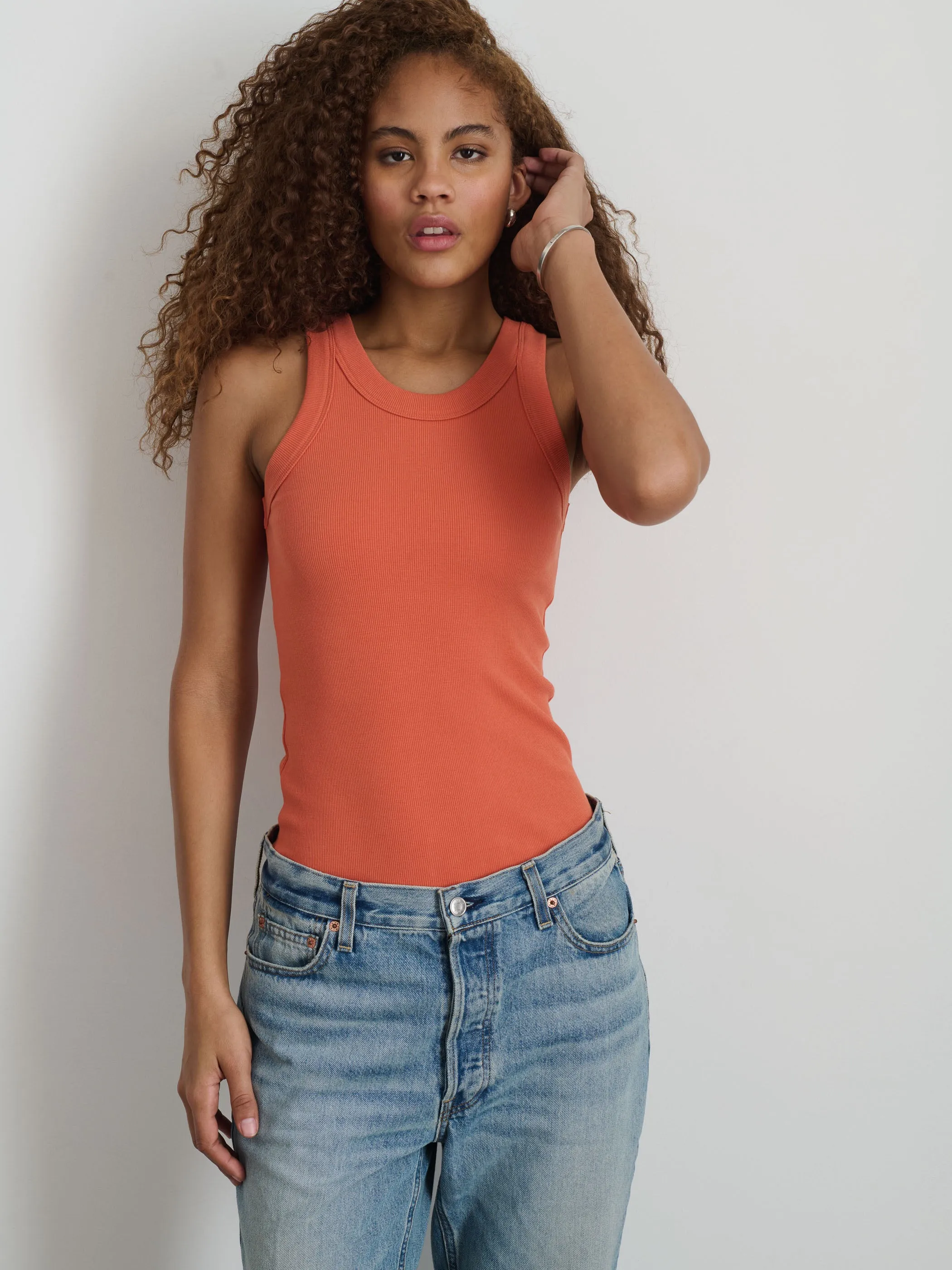 Everyday Rib Tank sold by Alex Mill product image thumbnail 3