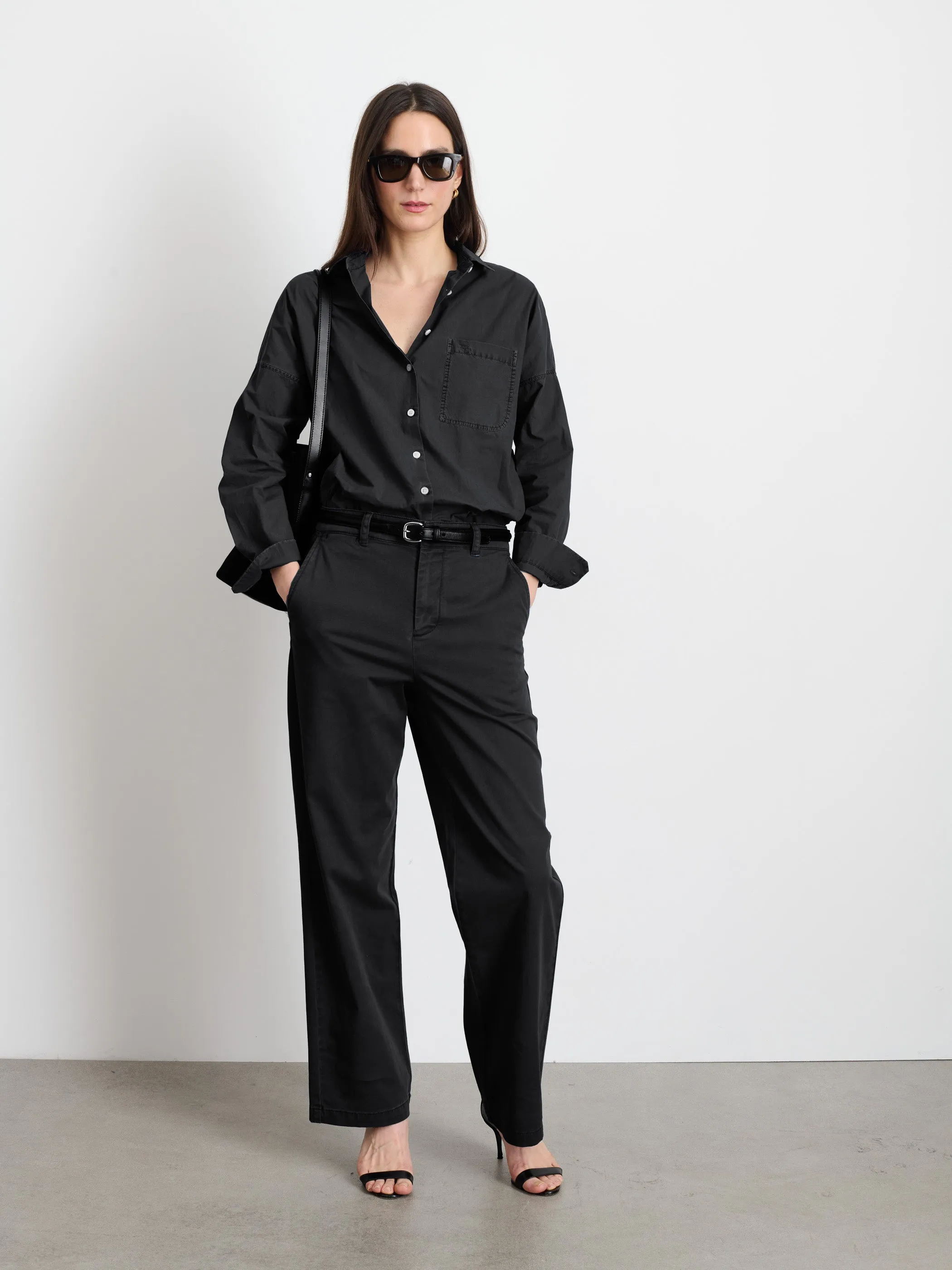 Jo Shirt in Cotton Poplin sold by Alex Mill product image thumbnail 2