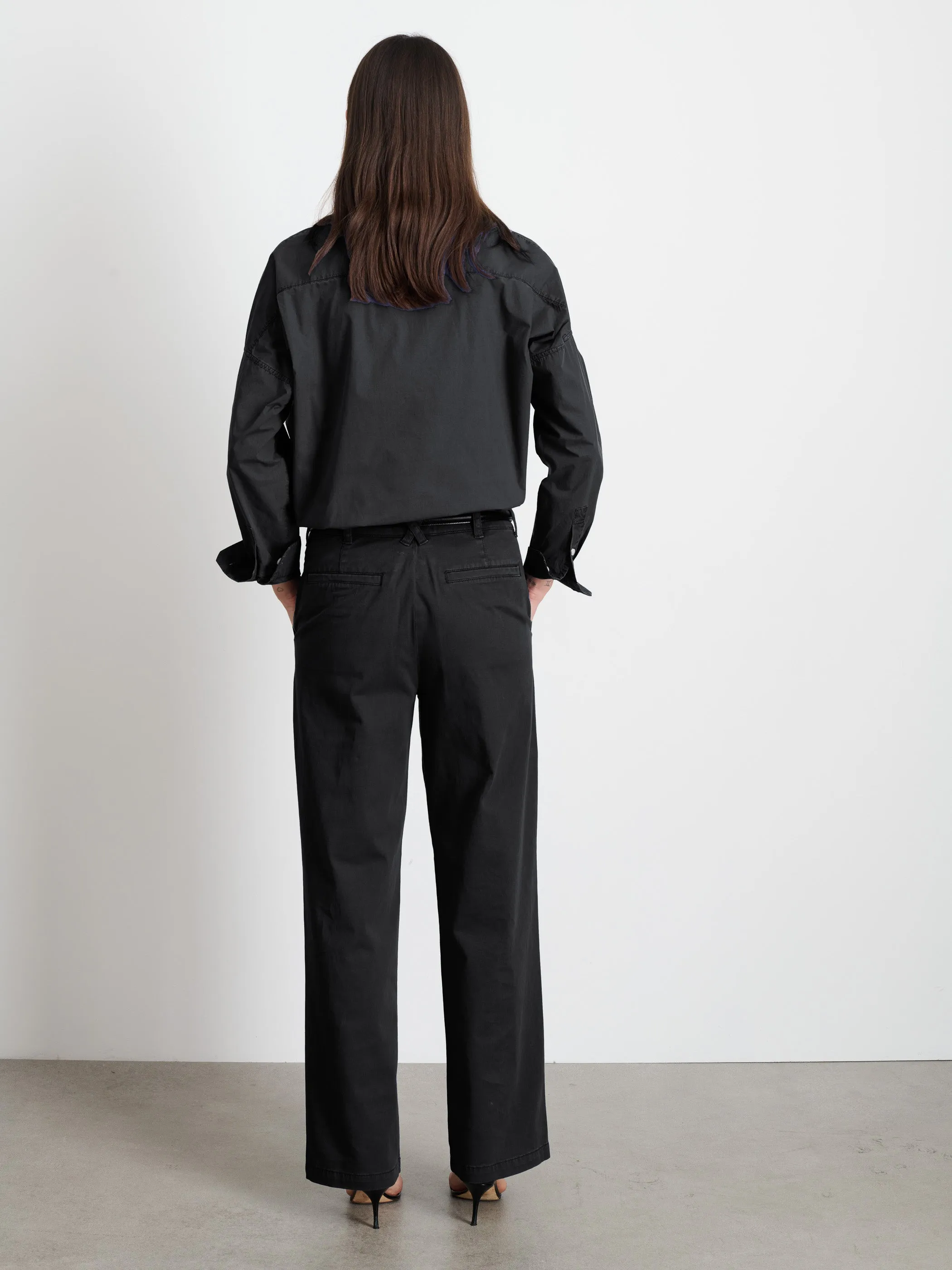 Jo Shirt in Cotton Poplin sold by Alex Mill product image thumbnail 4