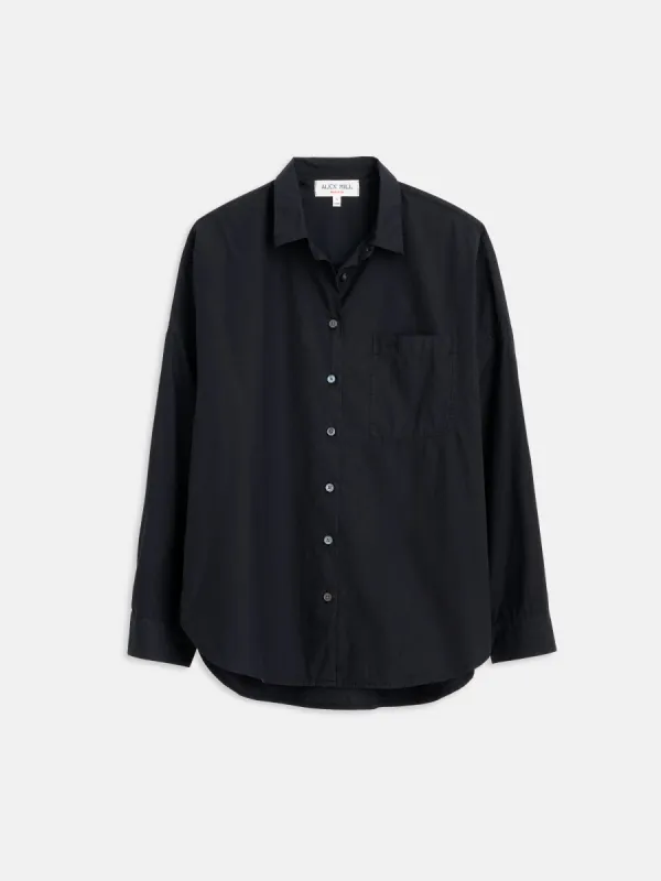 Jo Shirt in Cotton Poplin sold by Alex Mill