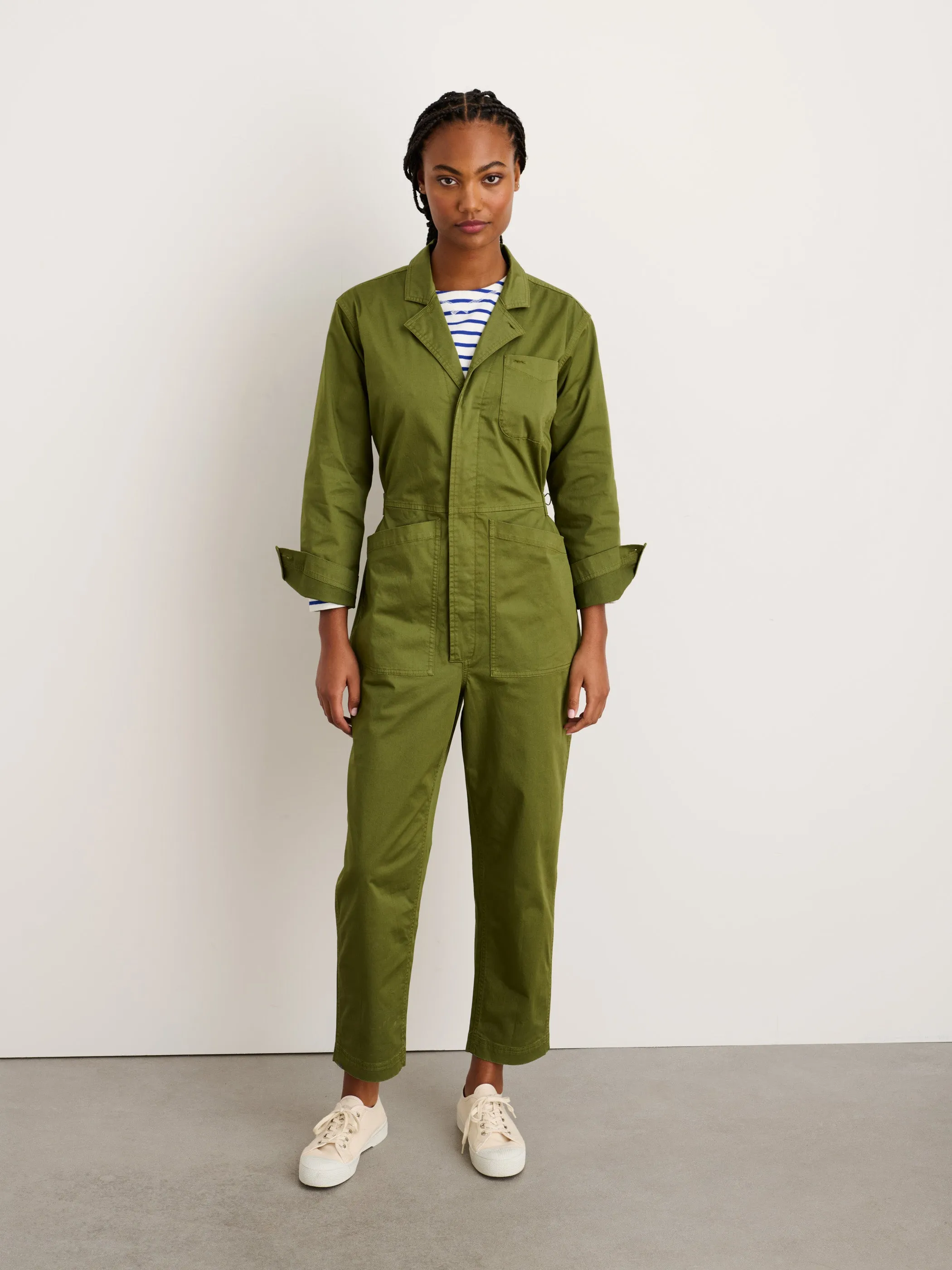 Standard Jumpsuit in Cotton Twill sold by Alex Mill product image thumbnail 2