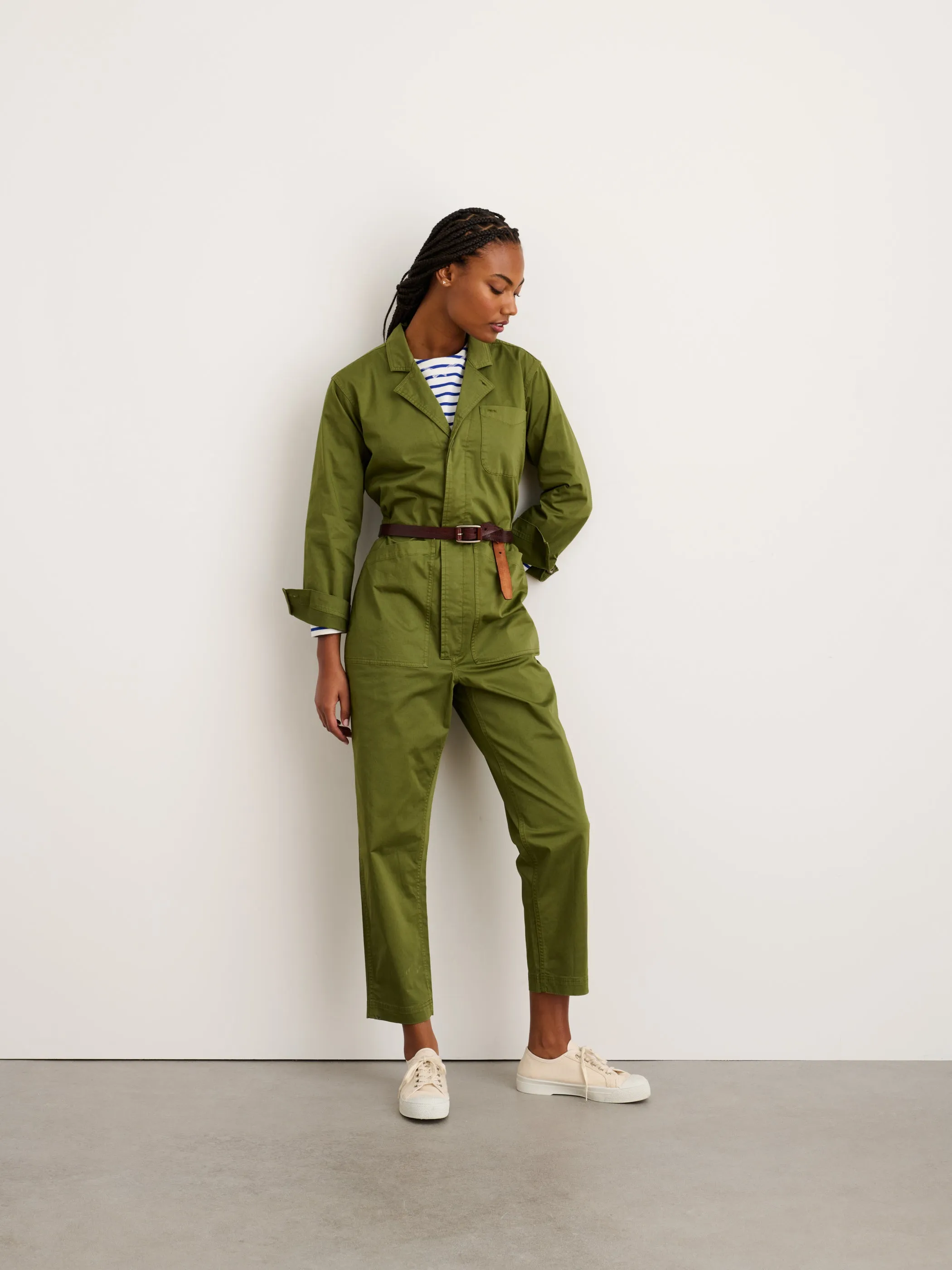 Standard Jumpsuit in Cotton Twill sold by Alex Mill product image thumbnail 3