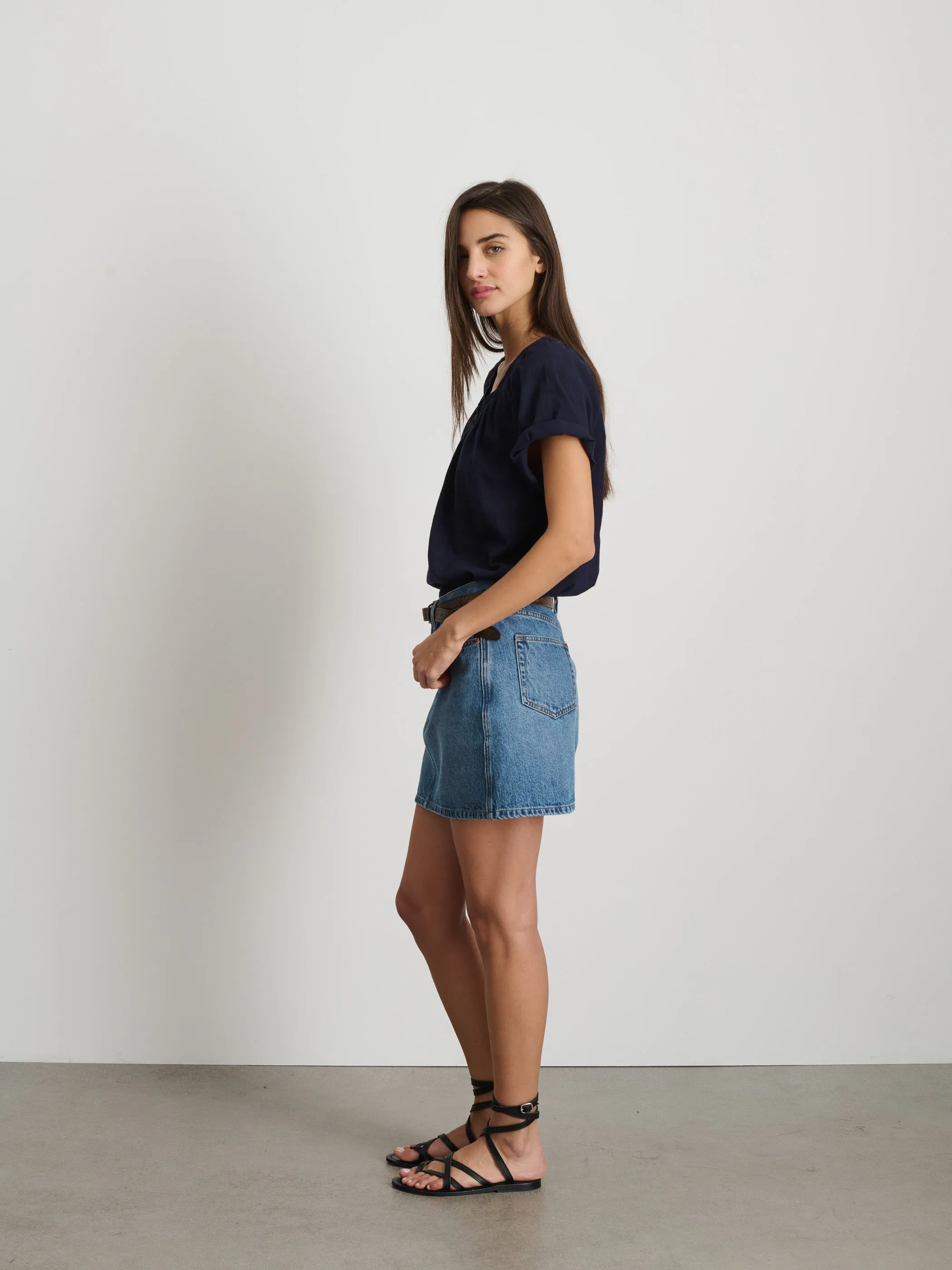 Thali Smocked Shirt sold by Alex Mill product image thumbnail 4