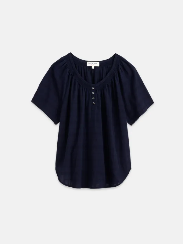 Thali Smocked Shirt sold by Alex Mill