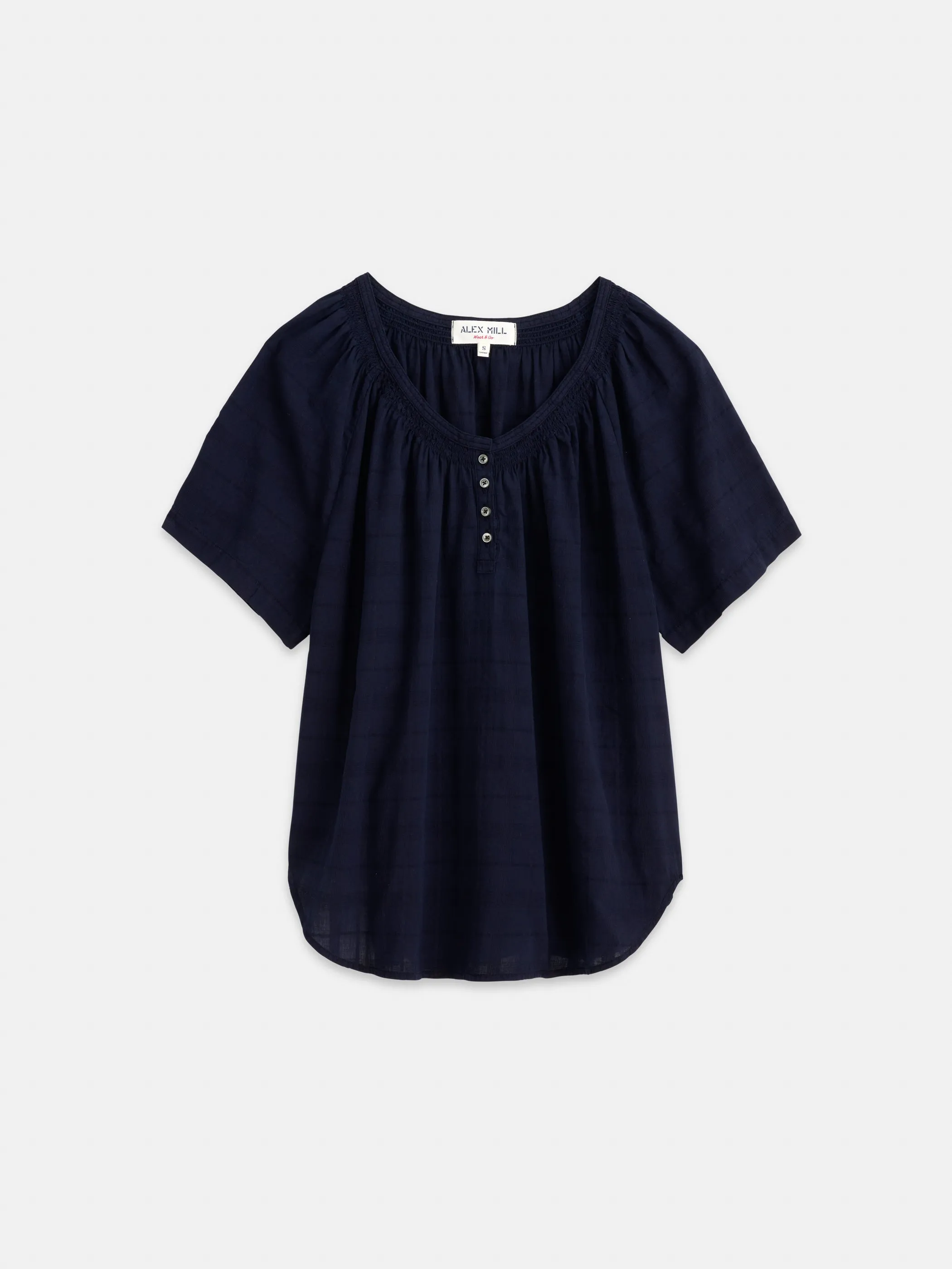 Thali Smocked Shirt sold by Alex Mill