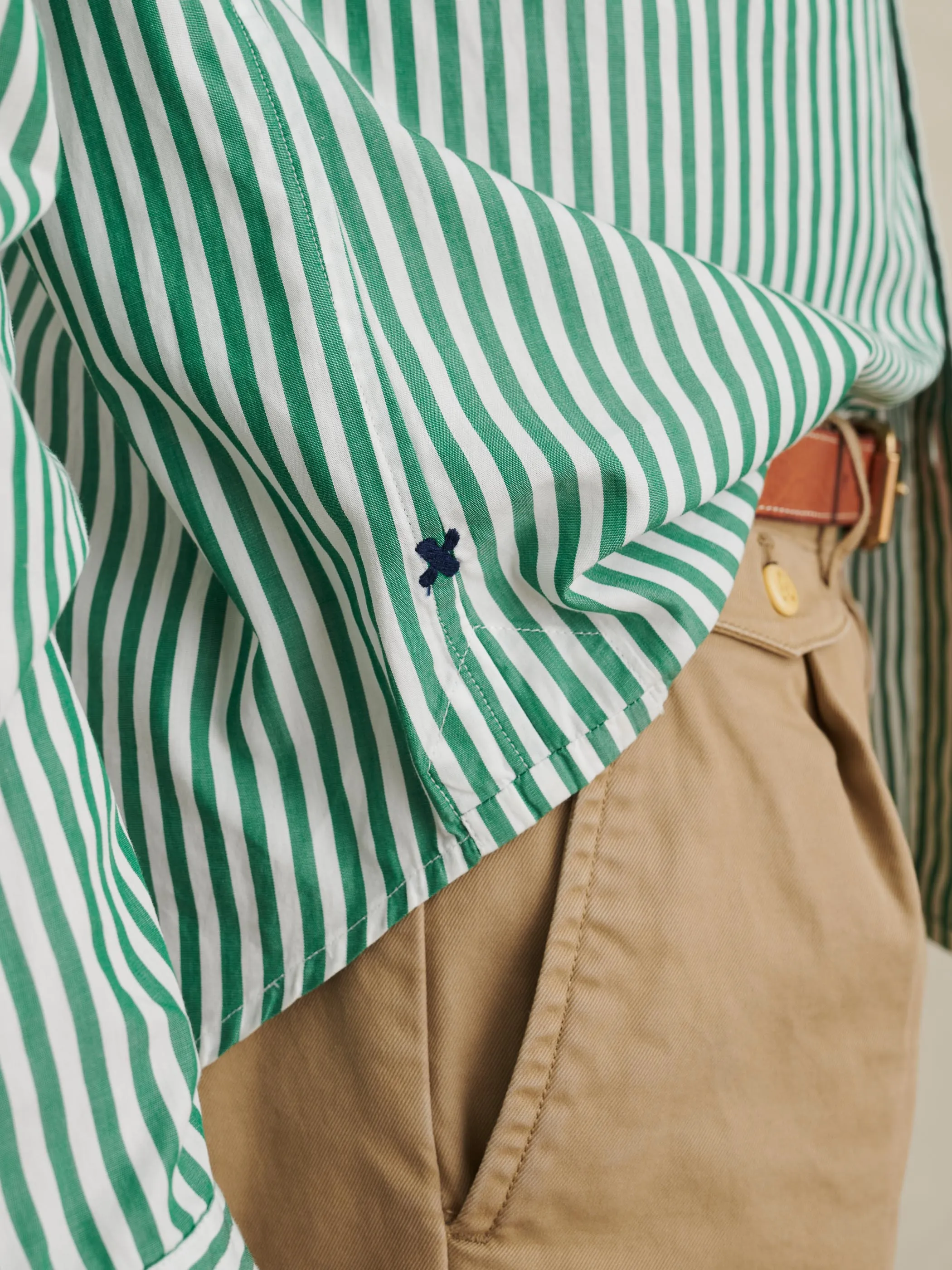 Mill Shirt in Stripe Portuguese Poplin sold by Alex Mill product image thumbnail 5