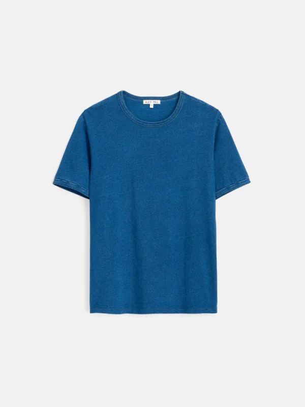 Standard T-Shirt in Indigo Slub Cotton sold by Alex Mill