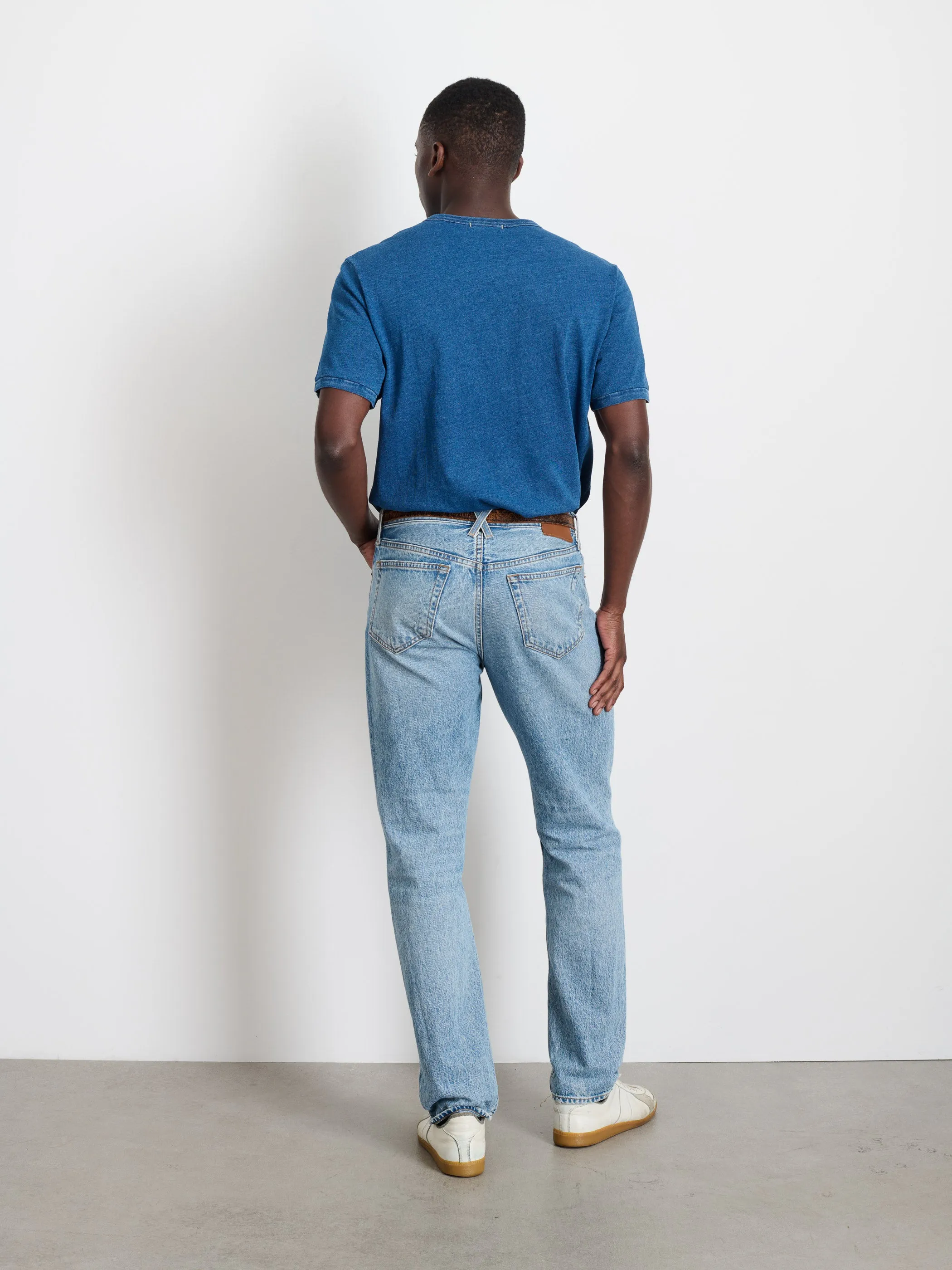 Standard T-Shirt in Indigo Slub Cotton sold by Alex Mill product image thumbnail 5